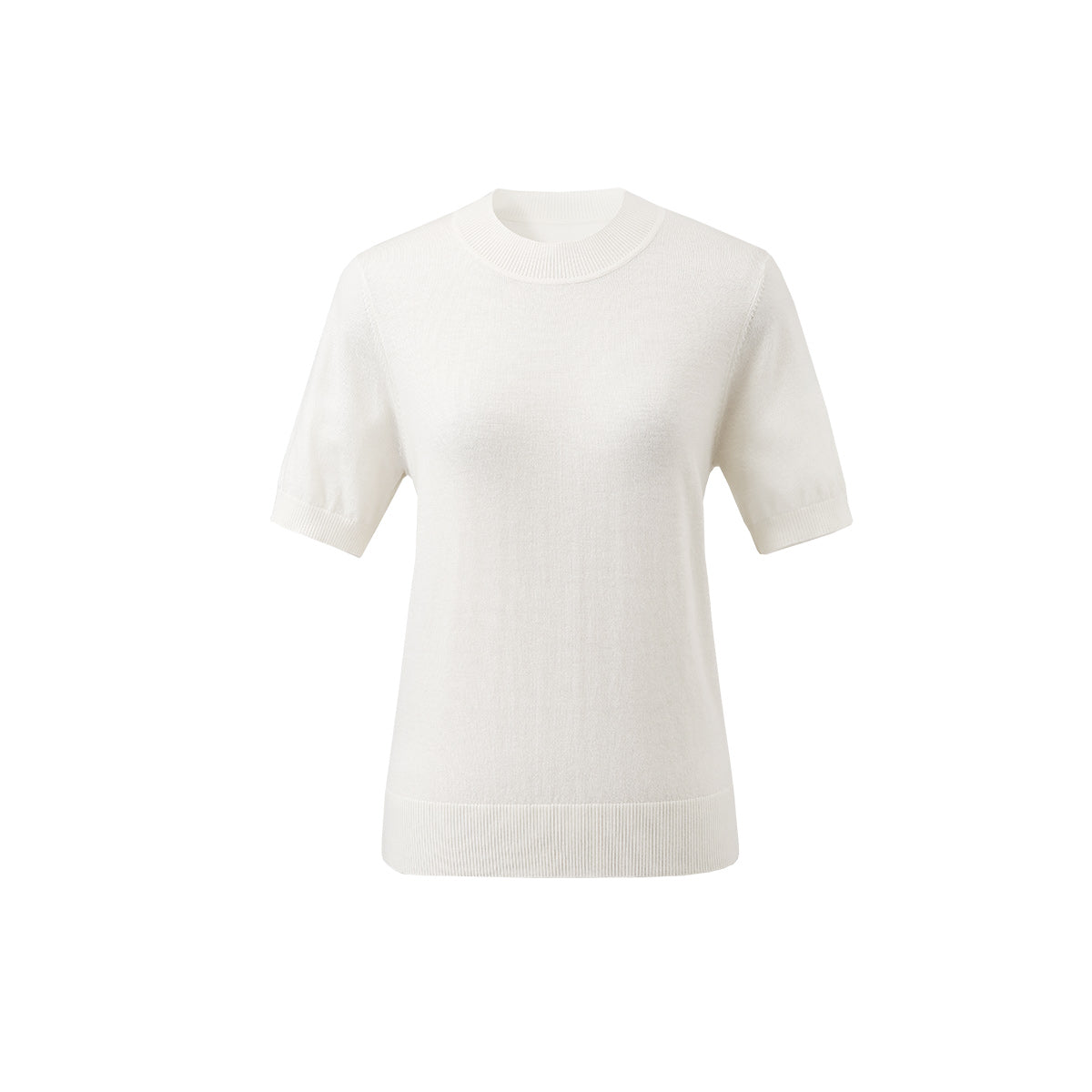 100% Wool Classic Short-Sleeve Sweater