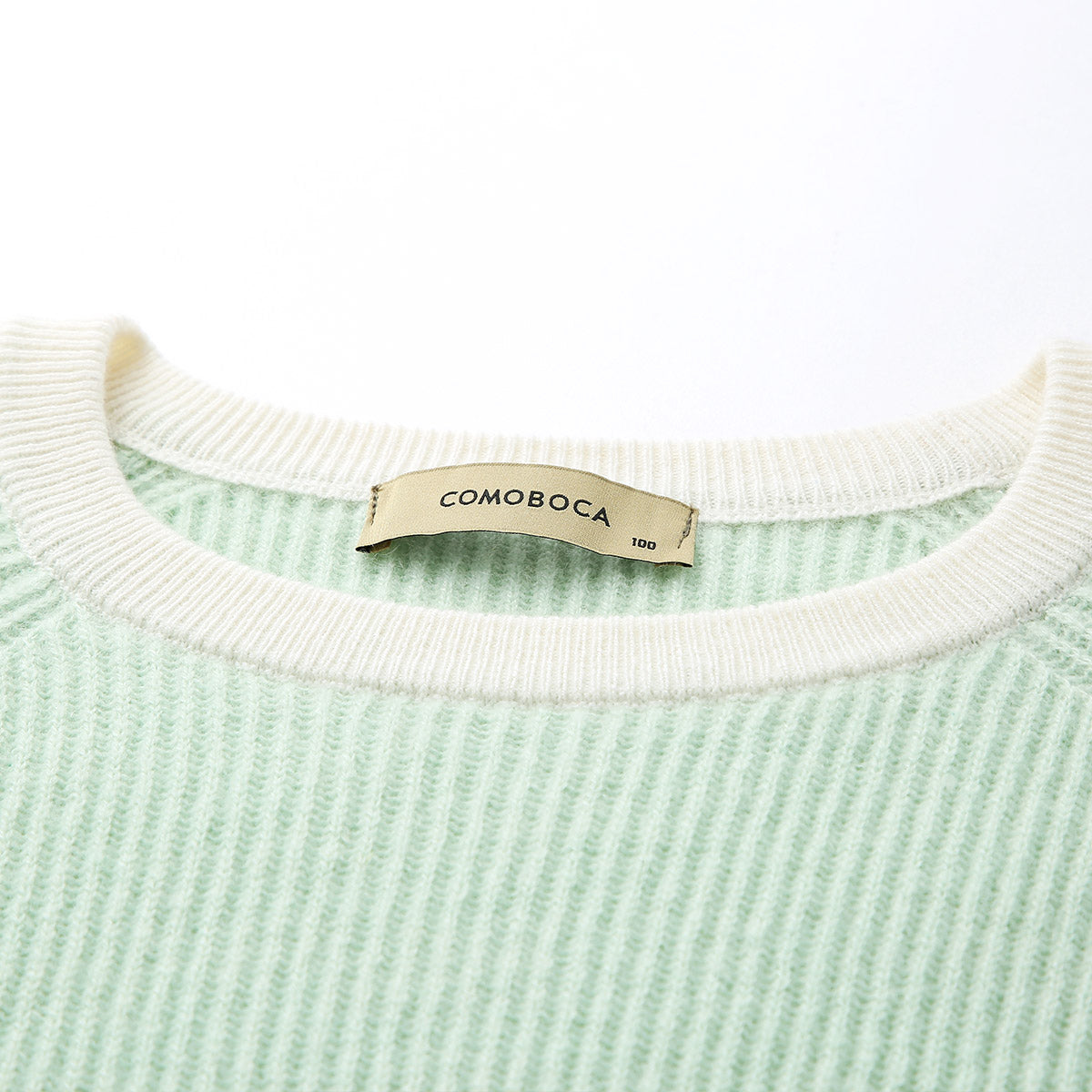 100% Cashmere Color Block Raglan Sleeve Knit Sweater