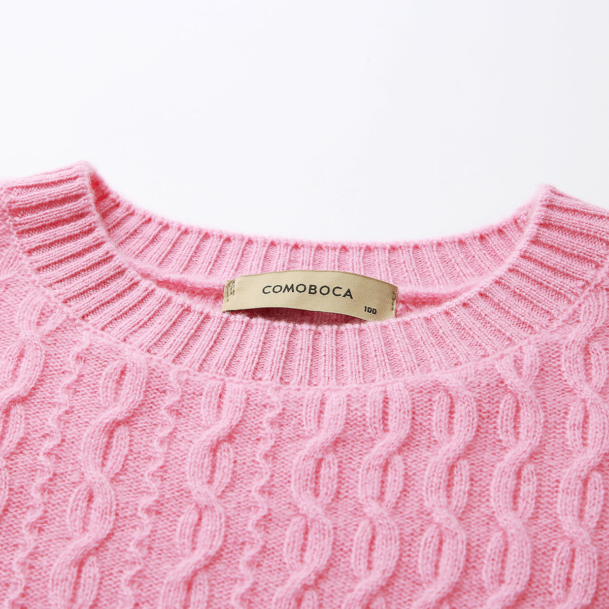 100% Cashmere Classic Cable Knit Sweater