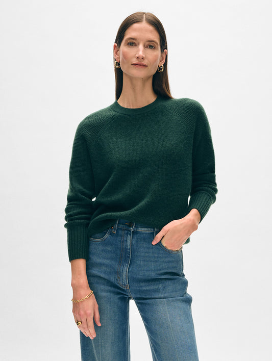 Cashmere Waffle Sweatshirt