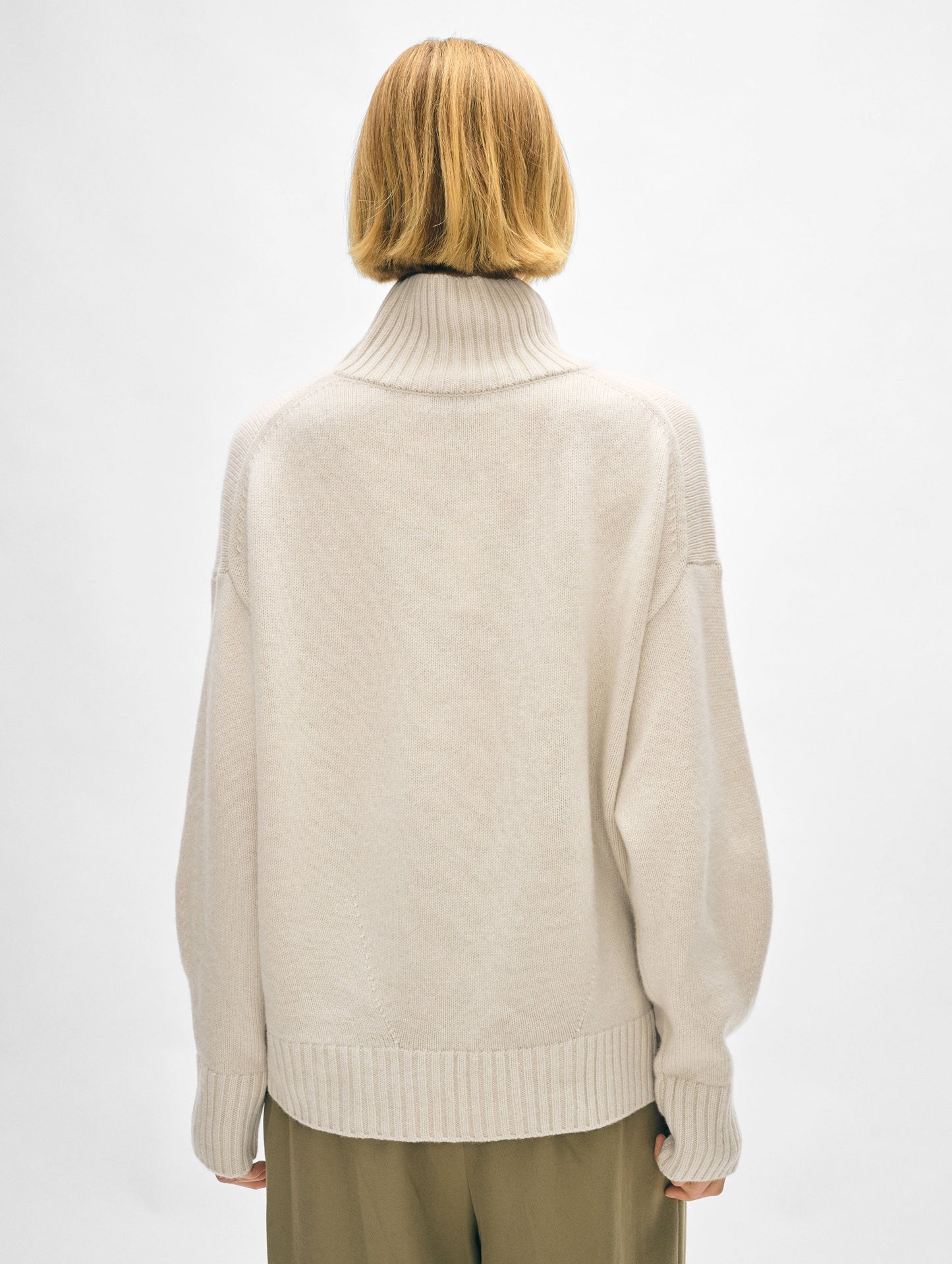 Merino Cashmere Standneck