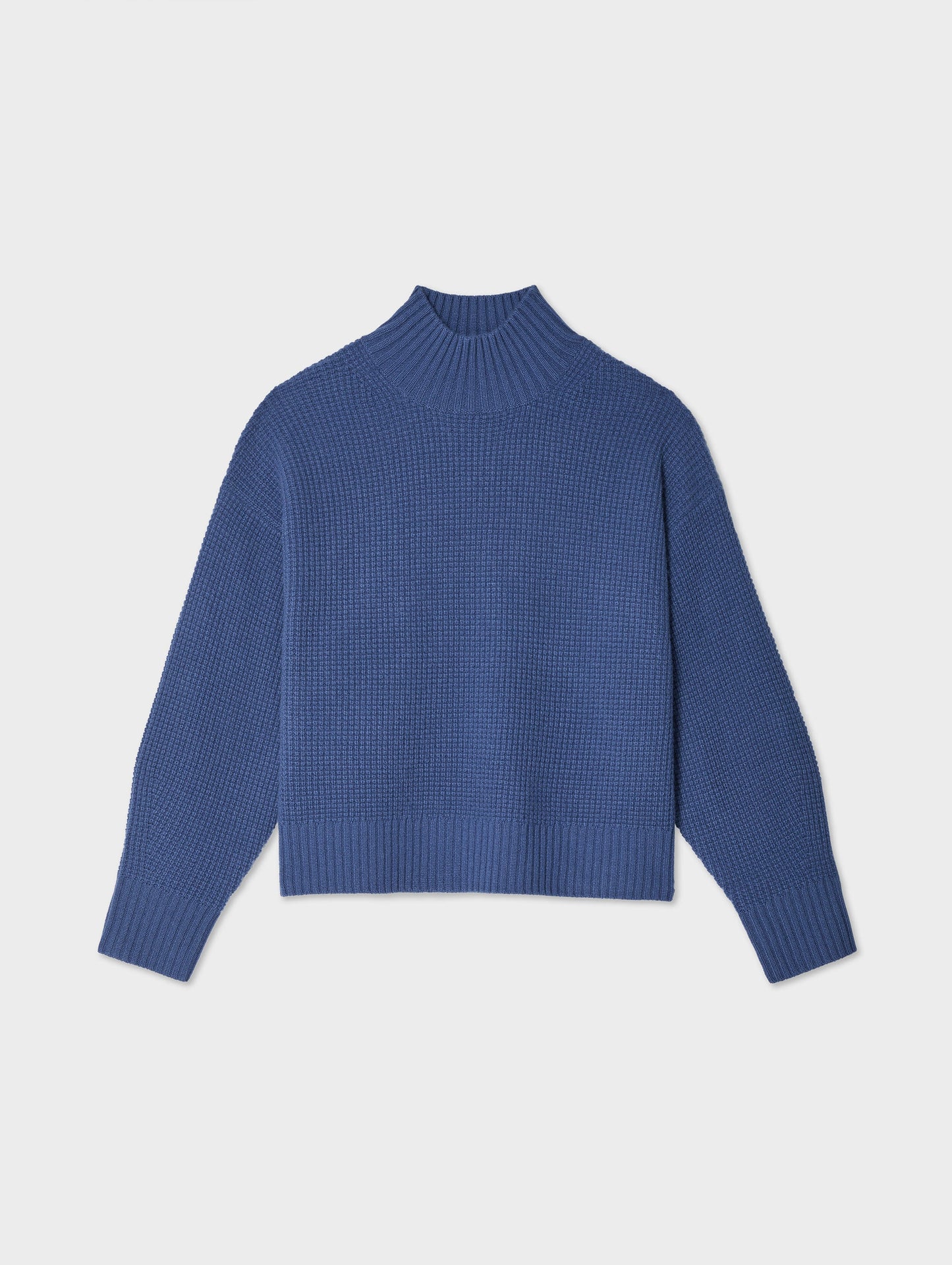 Cashmere Waffle Standneck