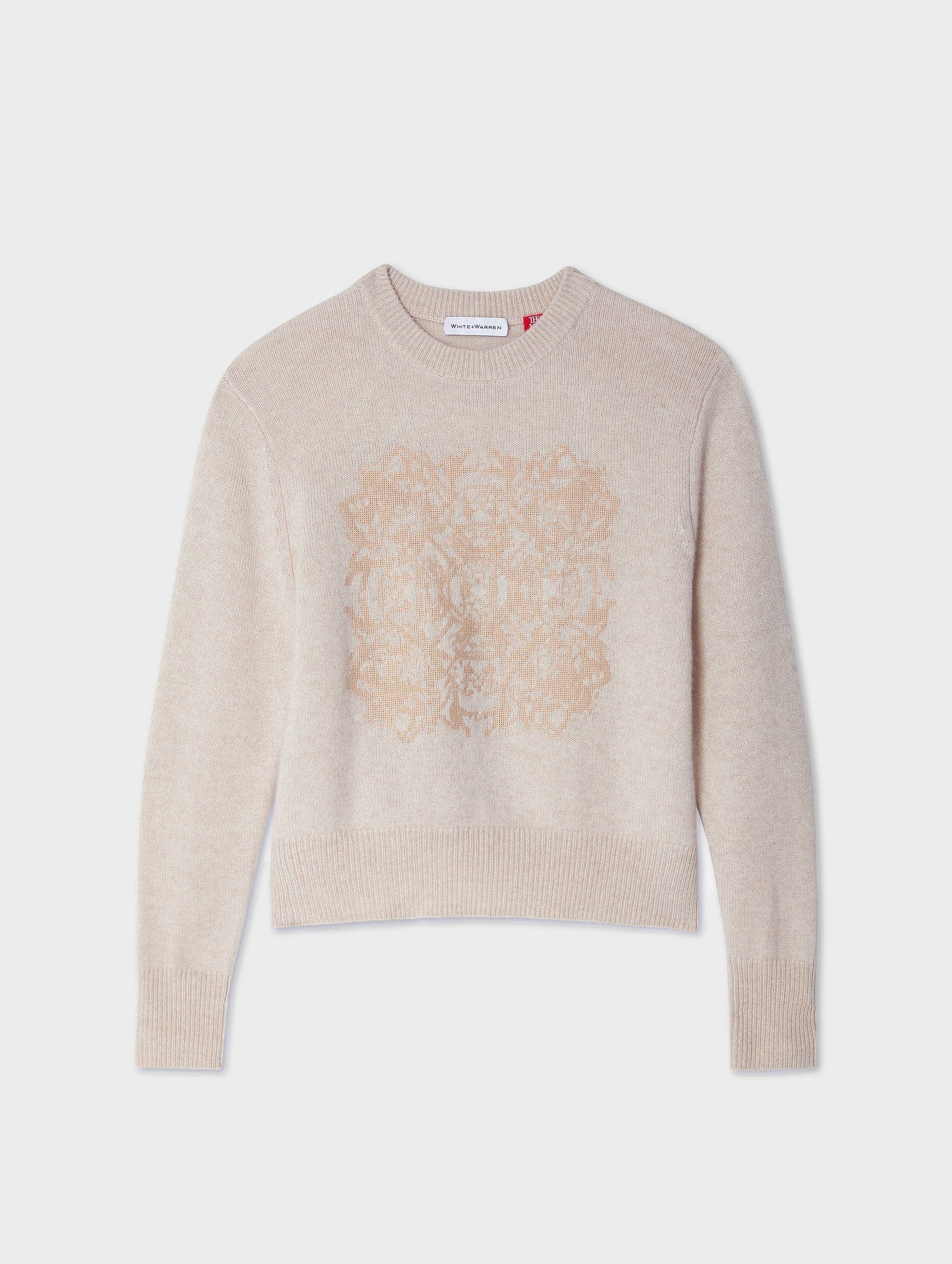 Cashmere Fairytale Embroidered Crewneck