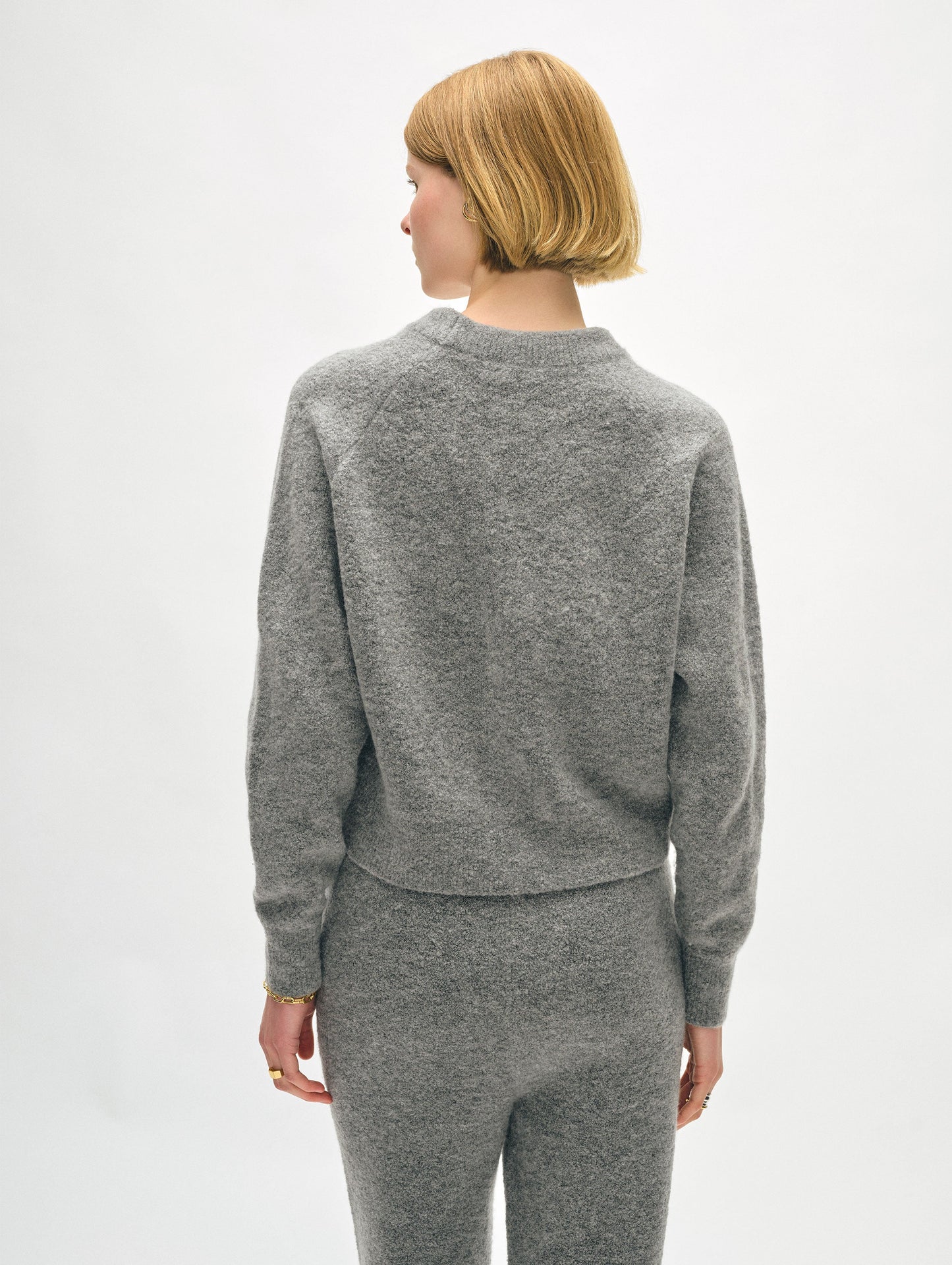 Merino Cashmere Bouclé Sweatshirt