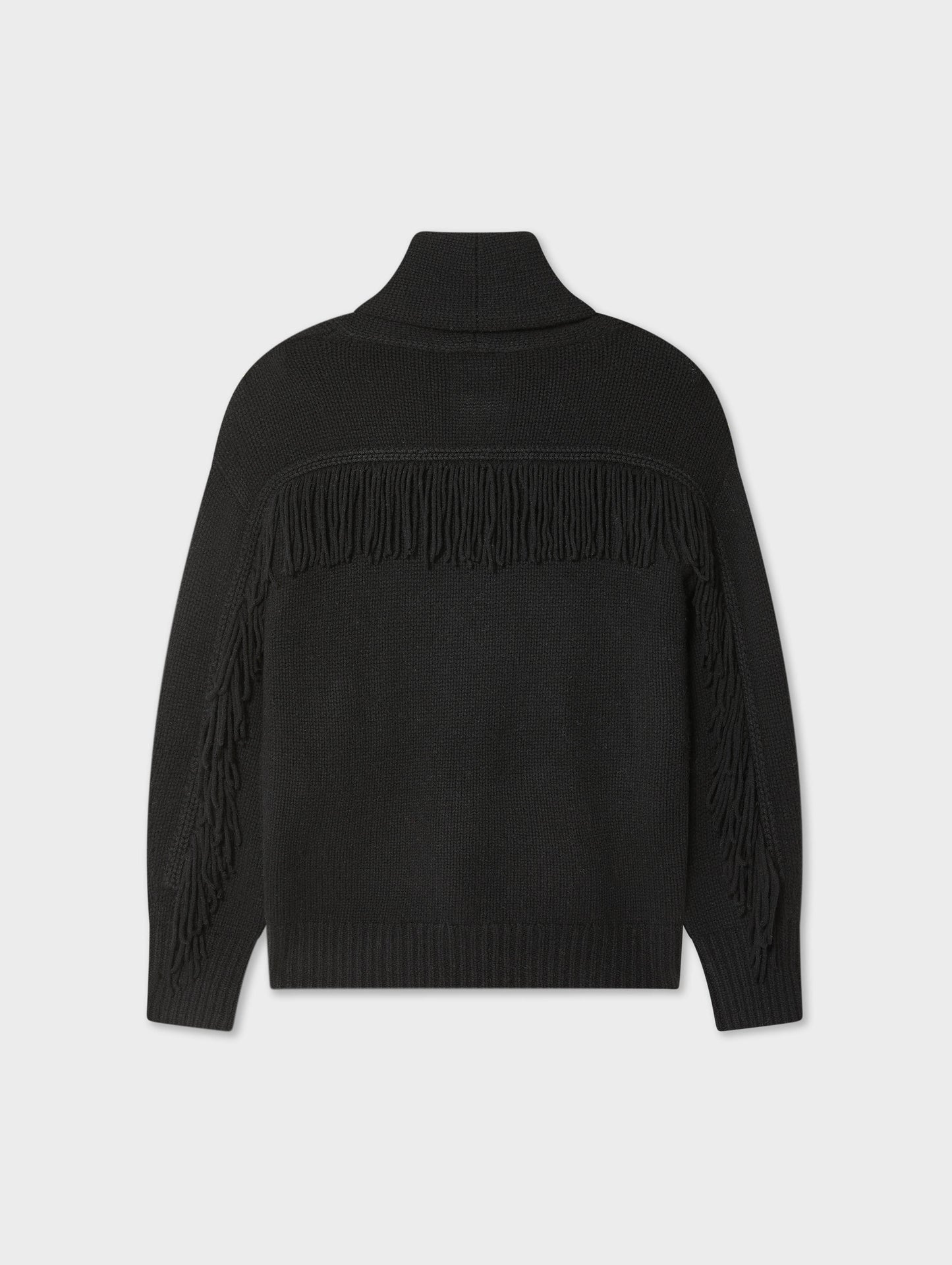 Cashmere Blend Luxe Fringe Coatigan