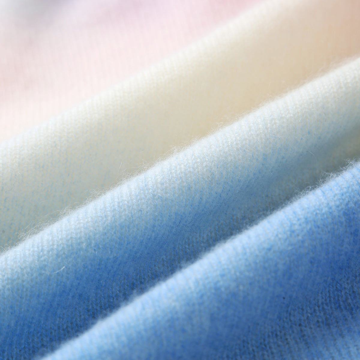 100% Cashmere Soft Gradient Ombre Cashmere Sweater