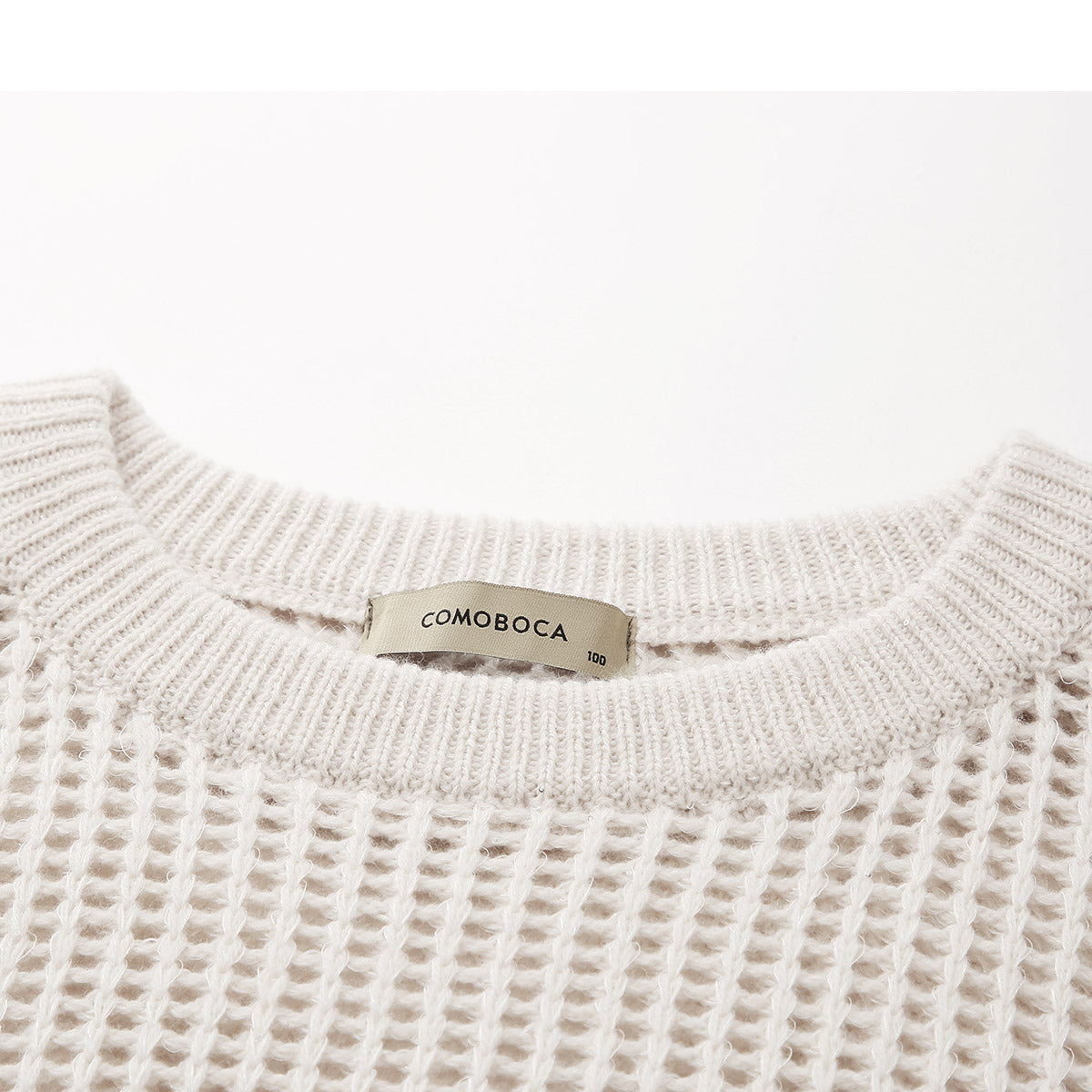 100% Wool Cozy Ribbed Knitted Sweater