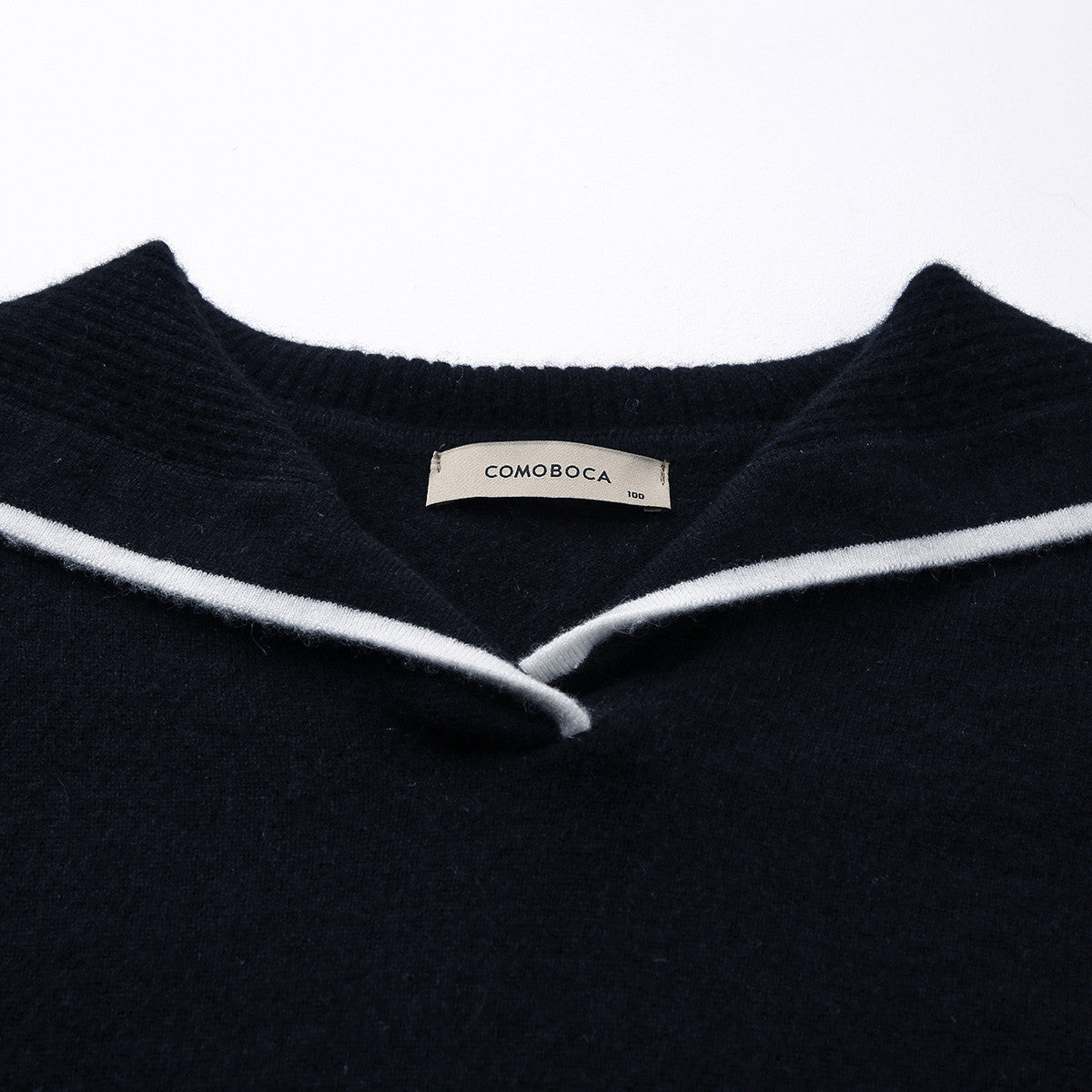 100% Cashmere Sailor Collar Sweater