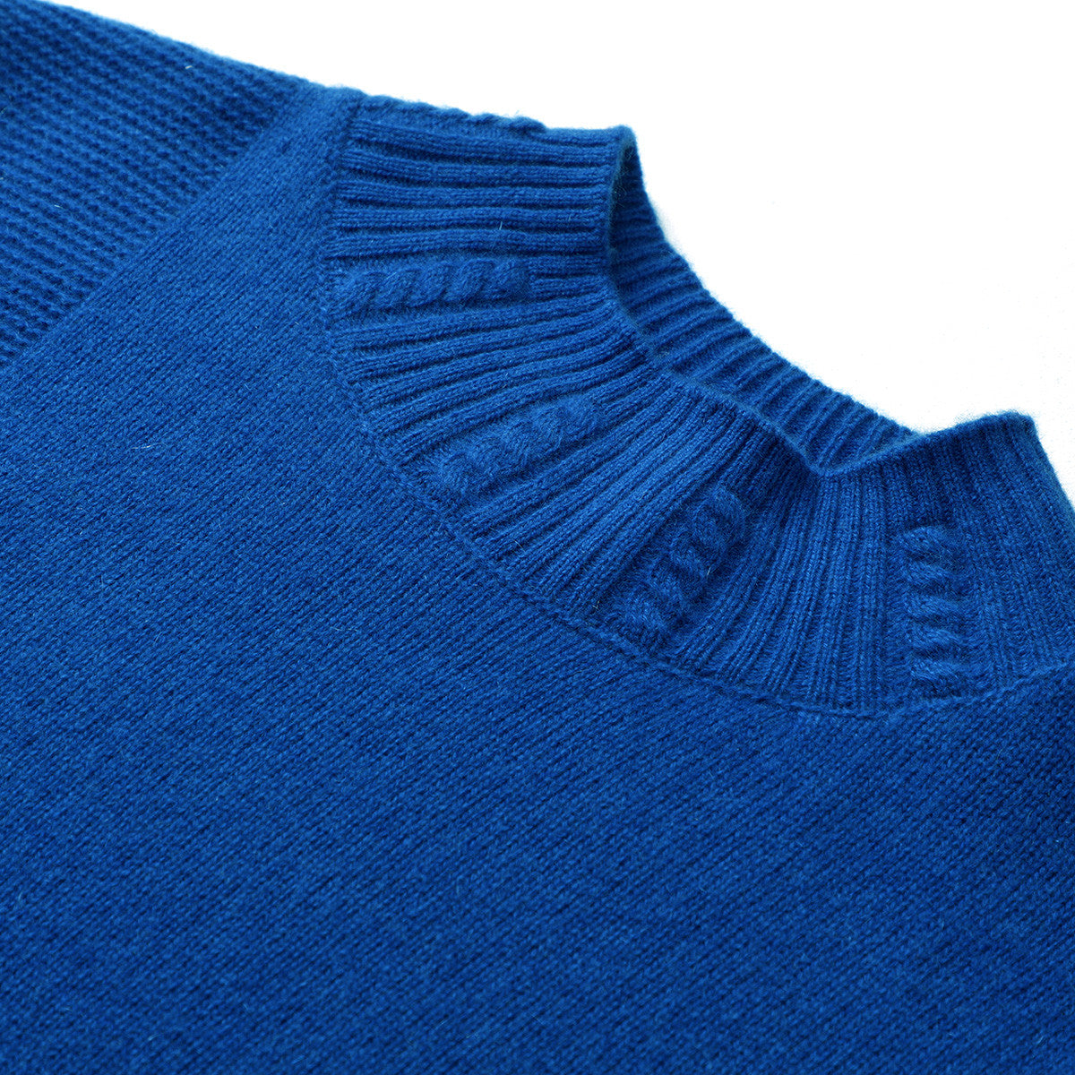 100% Cashmere Classic Ribbed Cable Knit Sweater