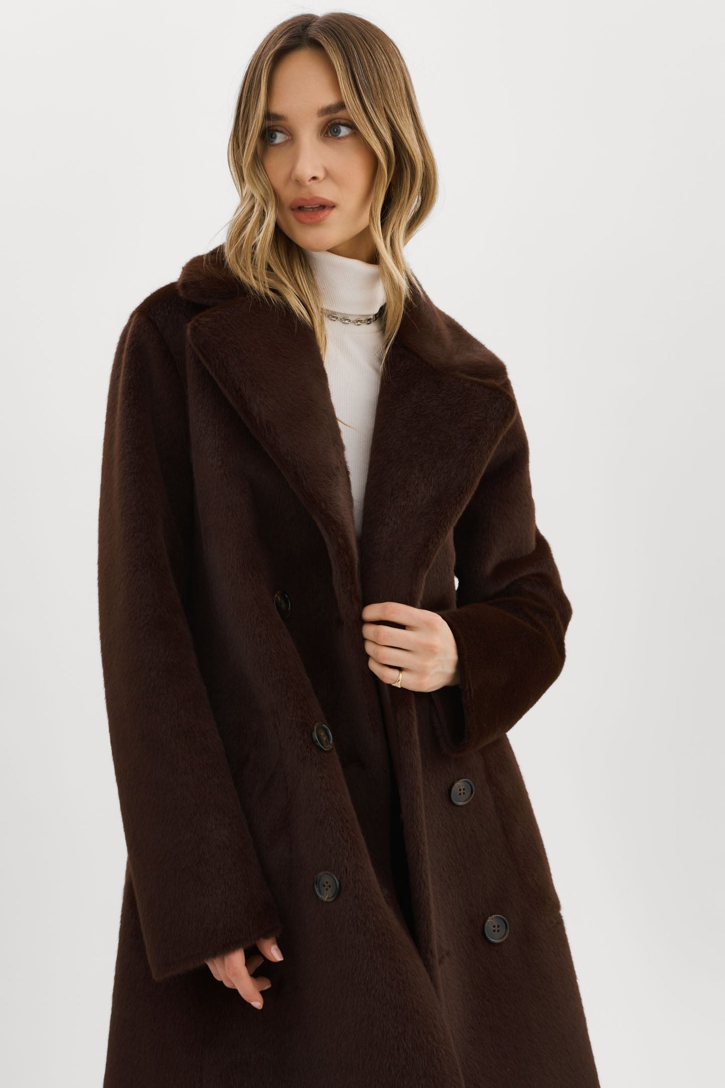 ABIGAIL | Faux Shearling Reversible Coat