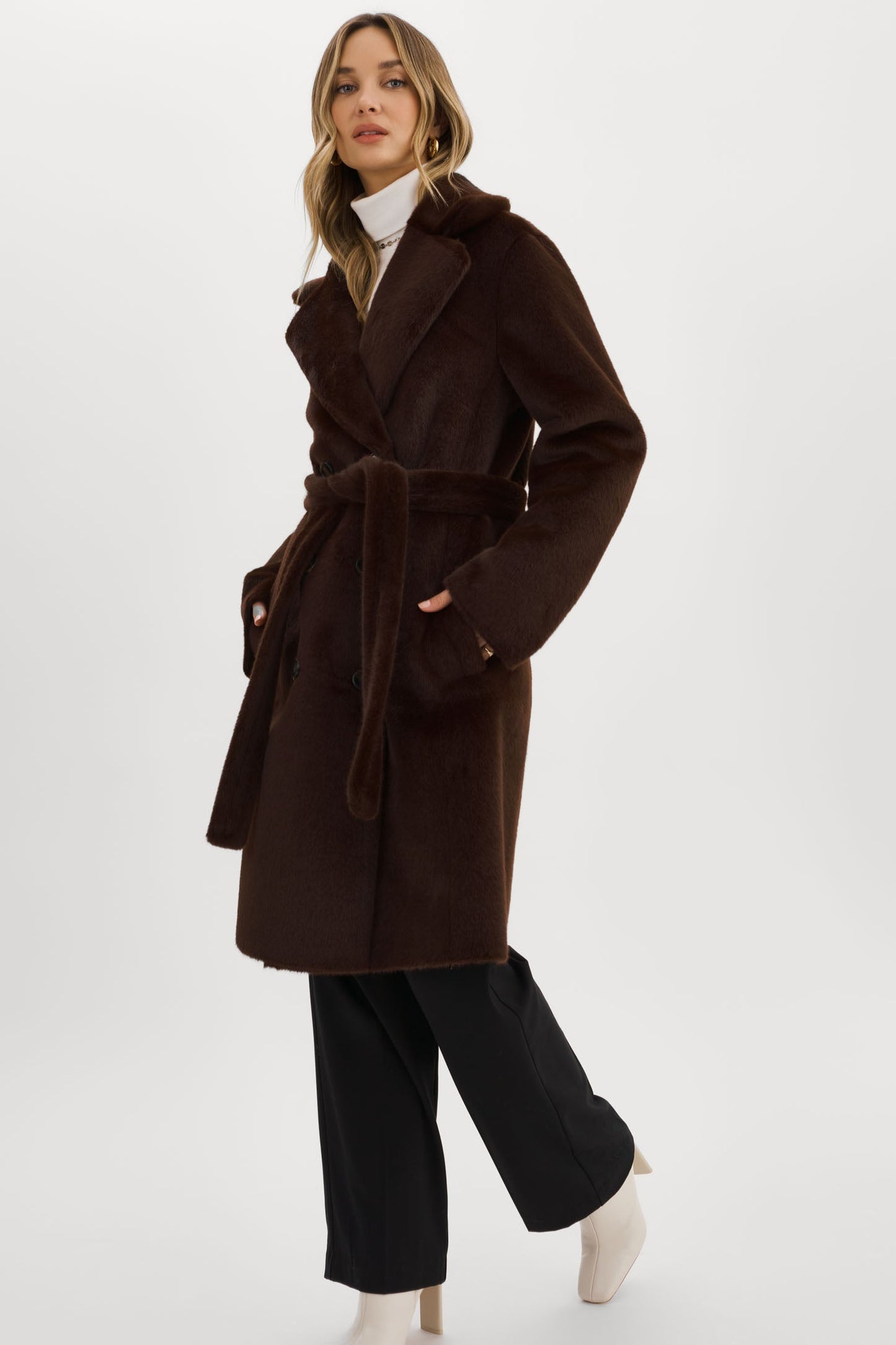 ABIGAIL | Faux Shearling Reversible Coat