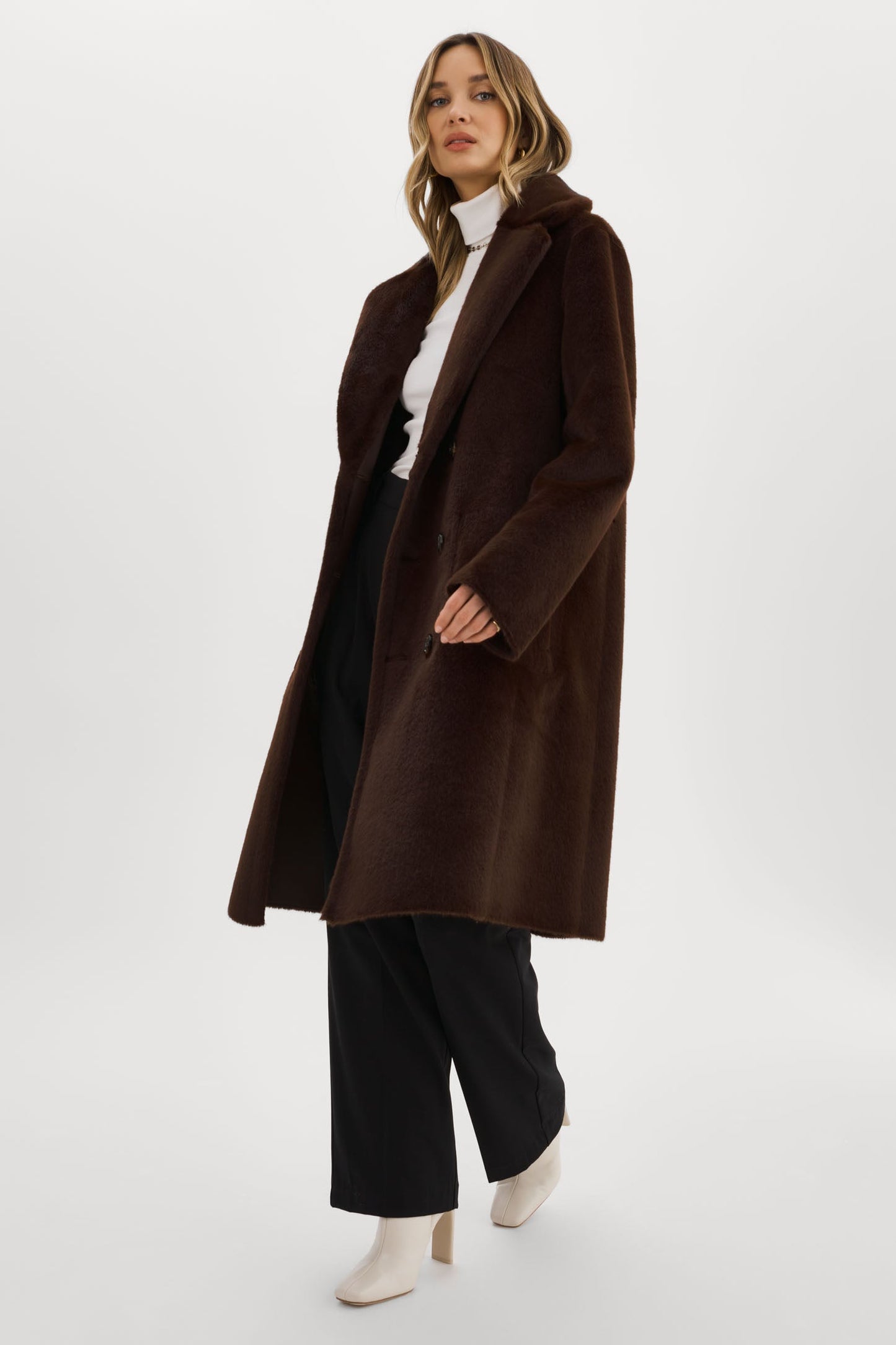 ABIGAIL | Faux Shearling Reversible Coat