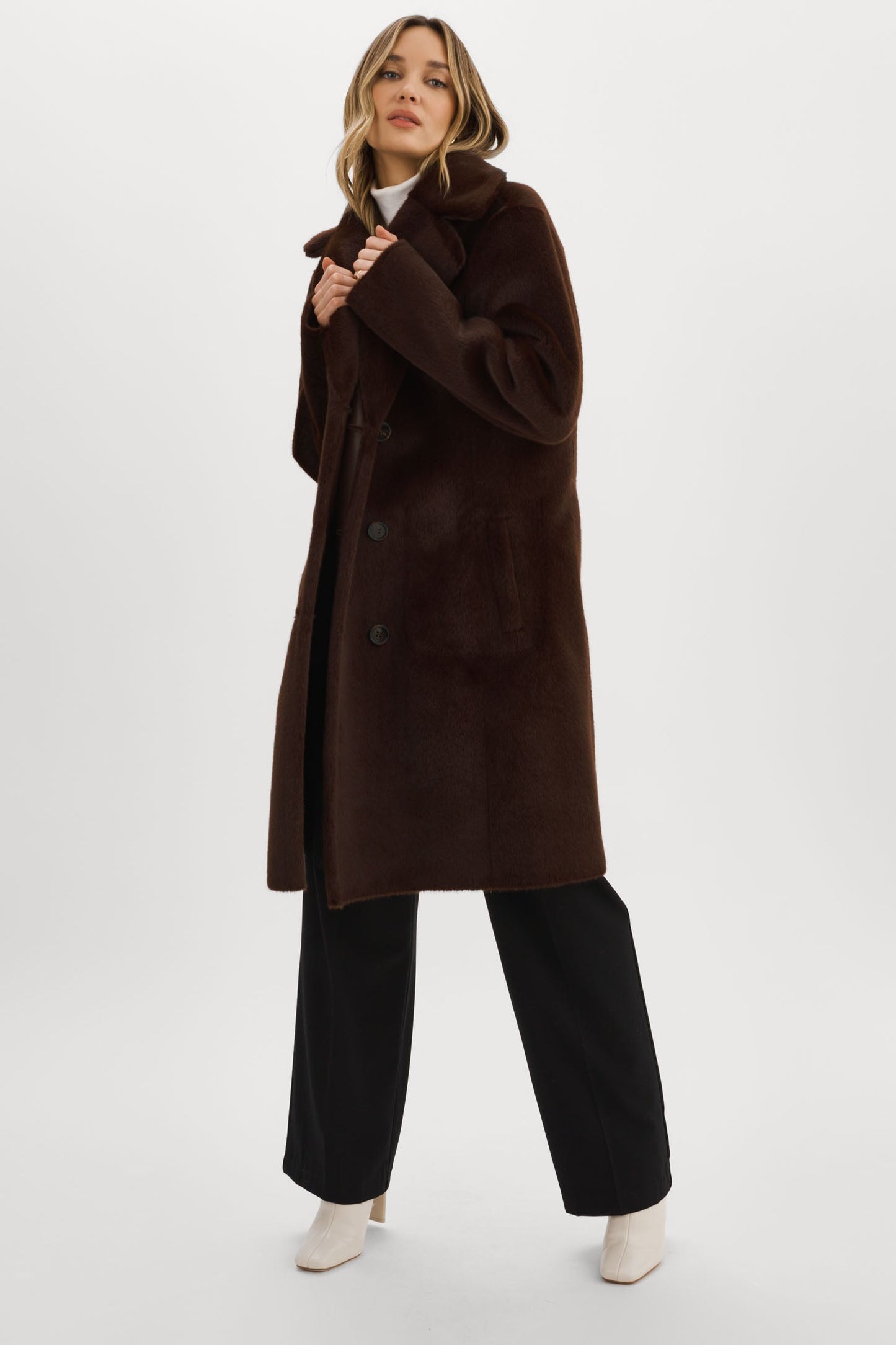 ABIGAIL | Faux Shearling Reversible Coat