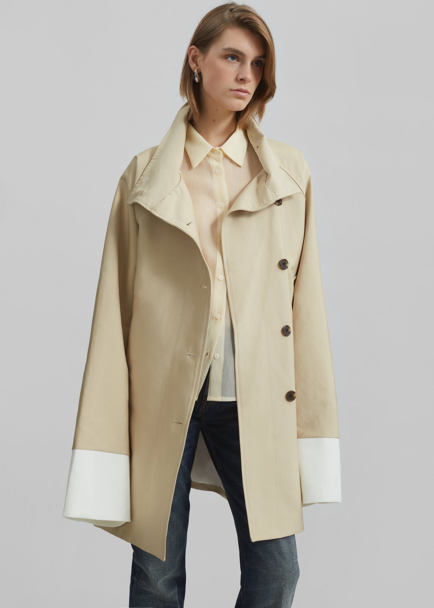 Alberta Short Trench - Beige