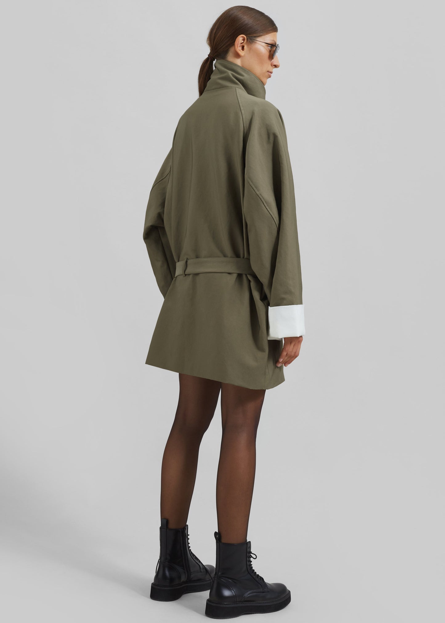 Alberta Short Trench - Khaki