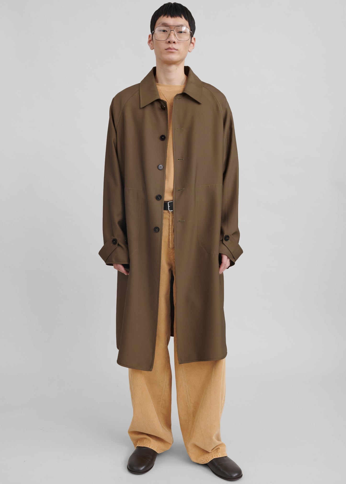 Aldrin Oversized Coat - Camel