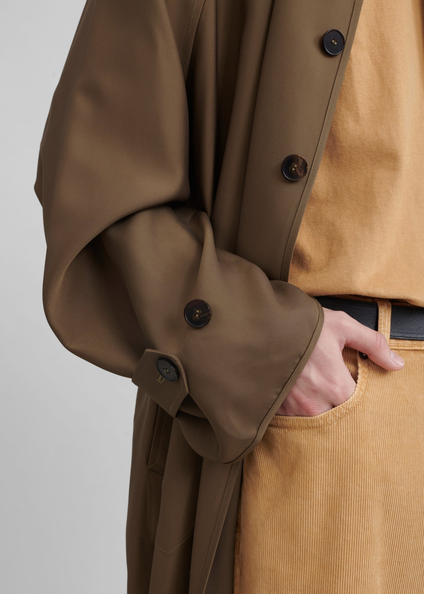 Aldrin Oversized Coat - Camel