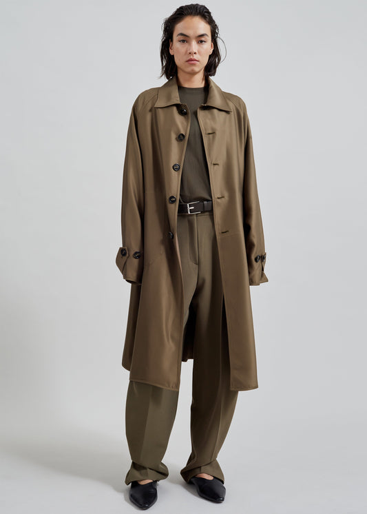 Aldrin Oversized Coat - Camel