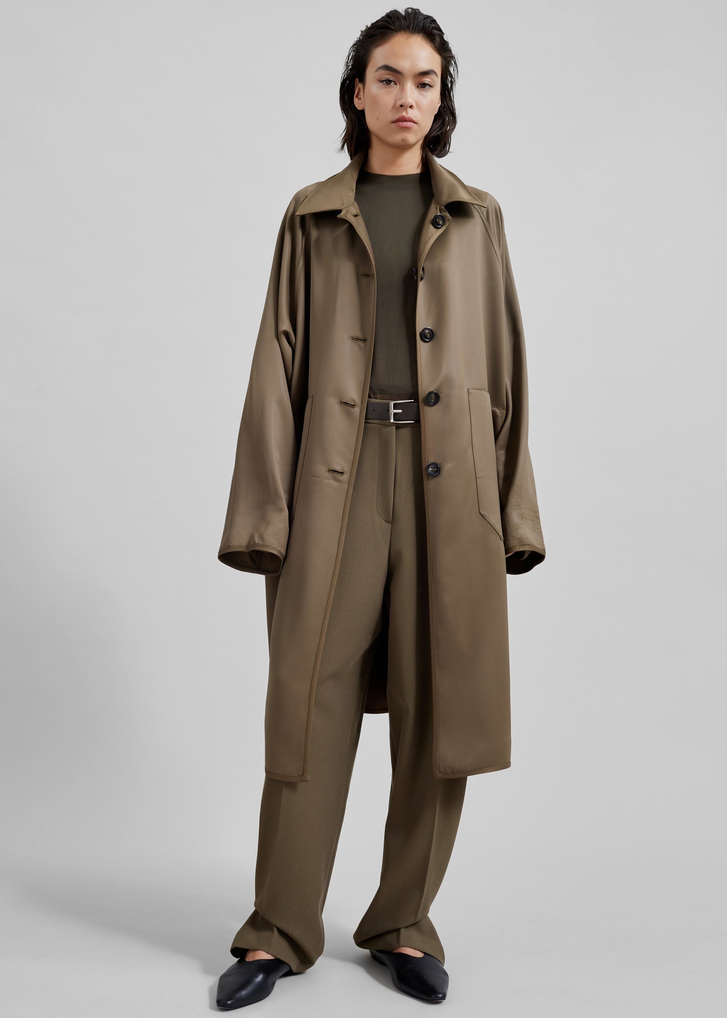 Aldrin Oversized Coat - Camel