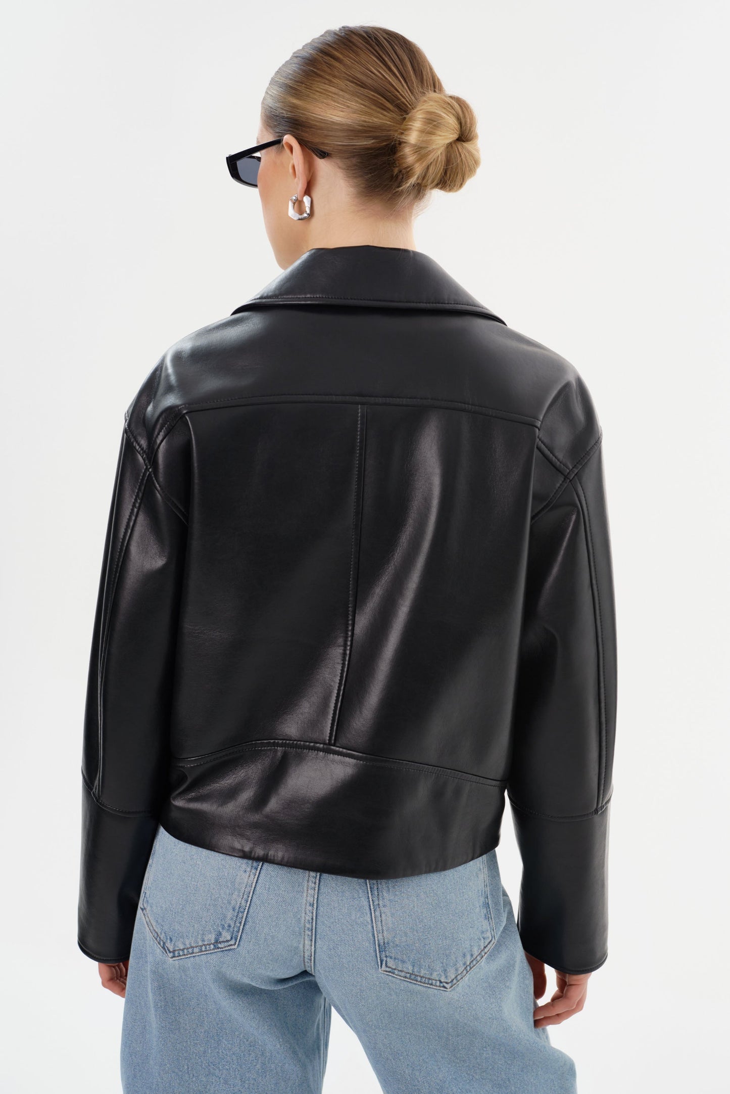 ANDRADE | Recycled Leather Biker Jacket