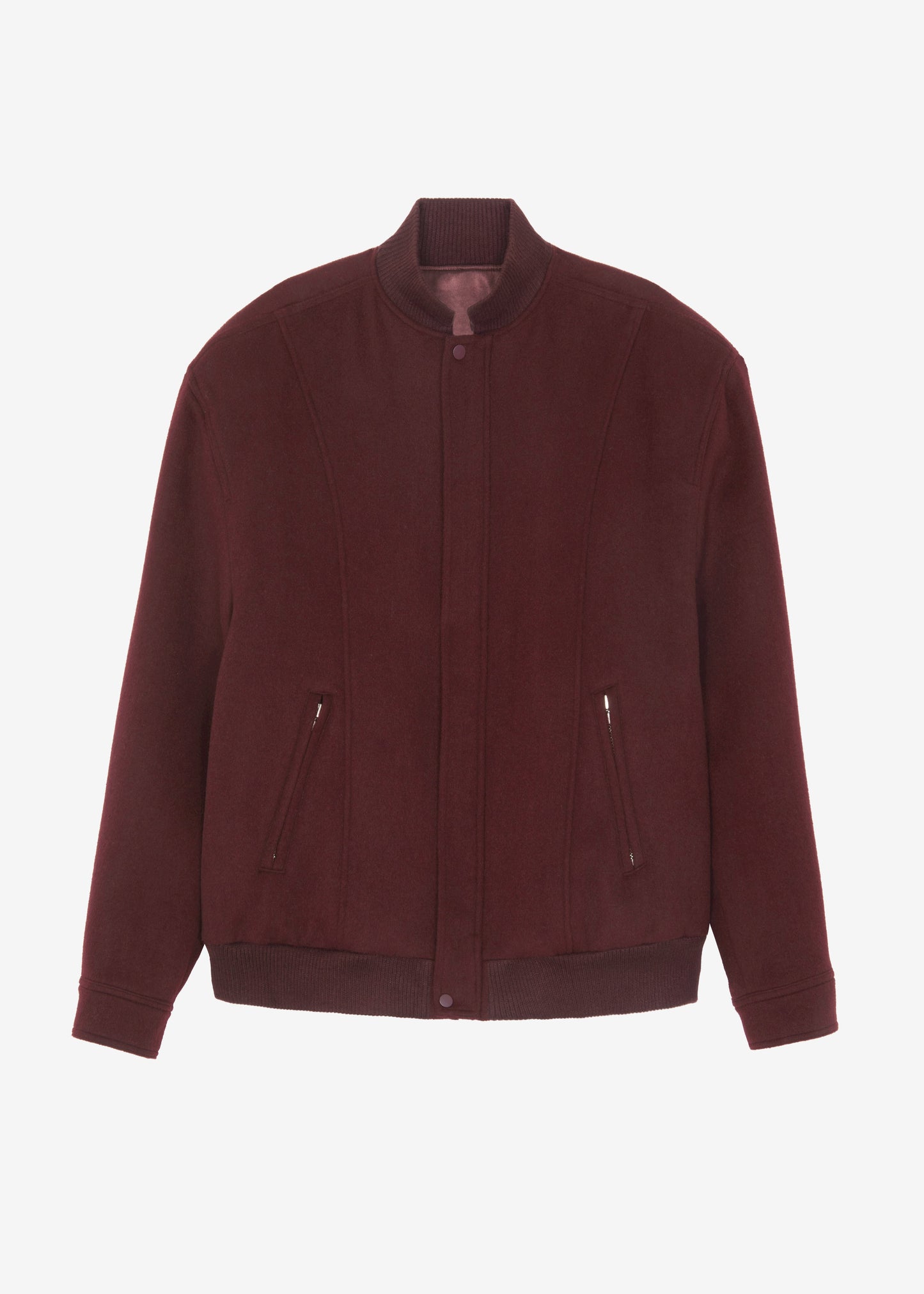 Arley Oversized Bomber - Burgundy