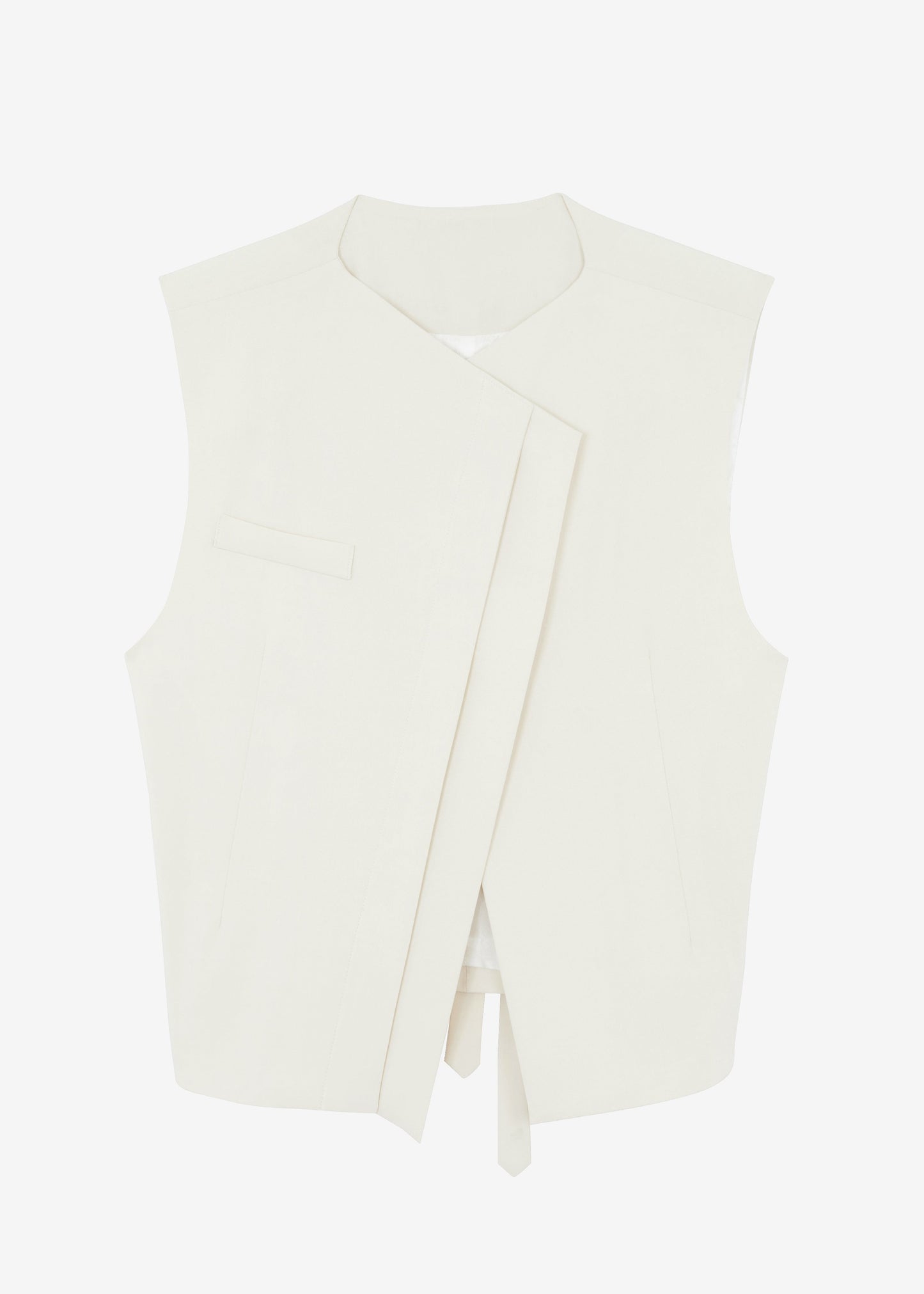 Ashton Cross Vest - Cream