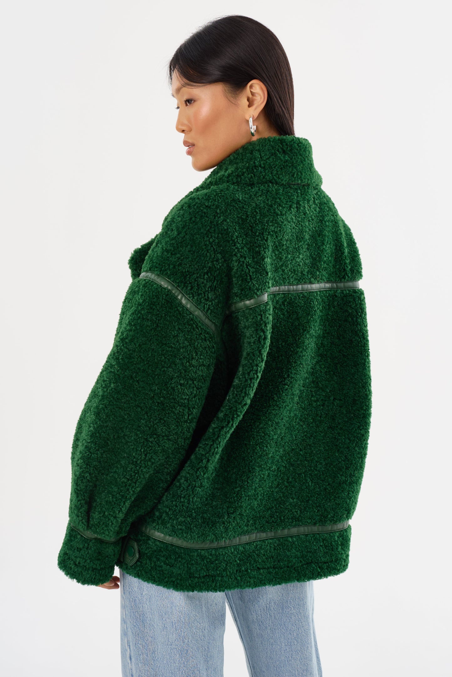 BADU | Oversized Faux Shearling Jacket