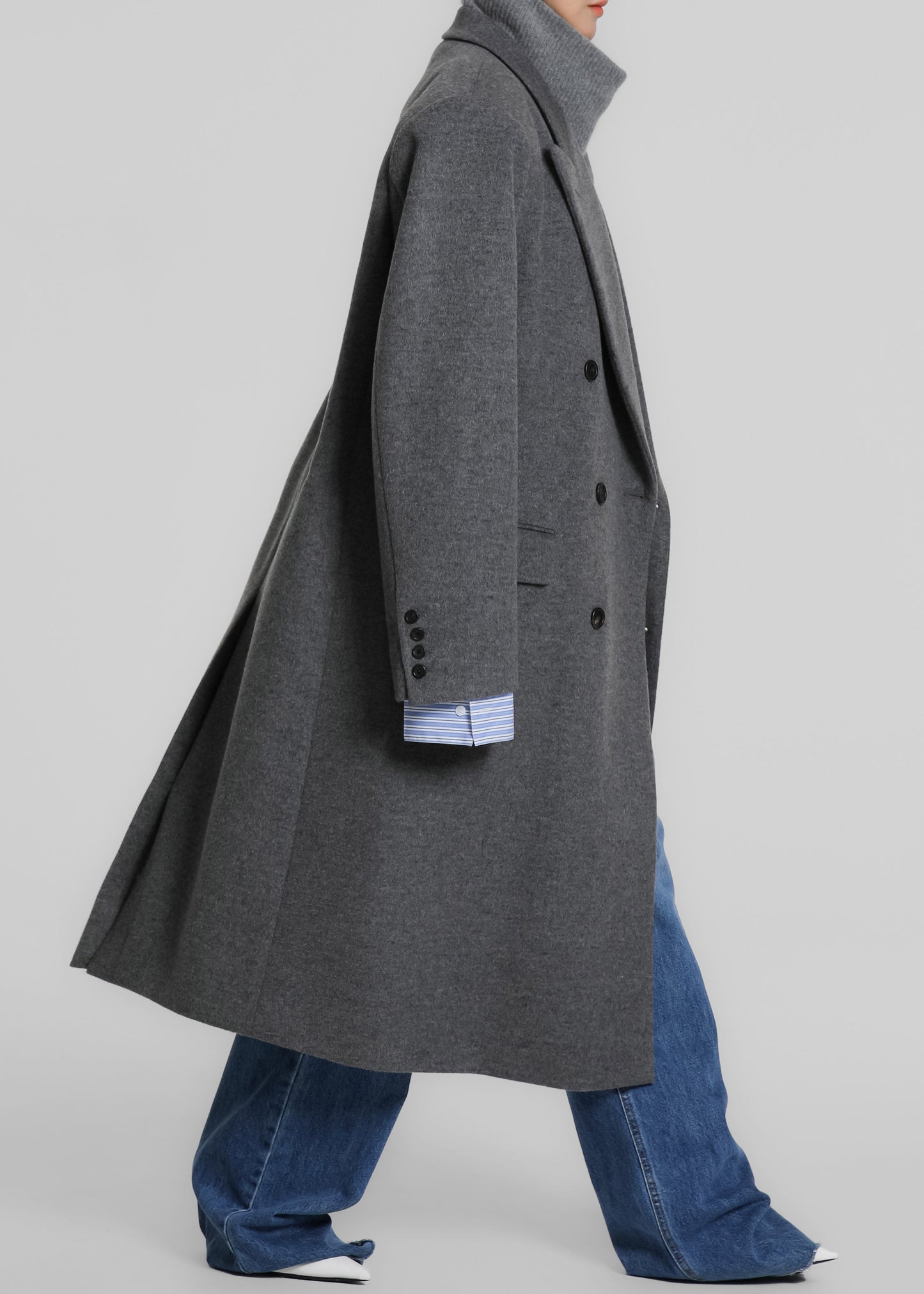 Birnam Wool Coat - Grey