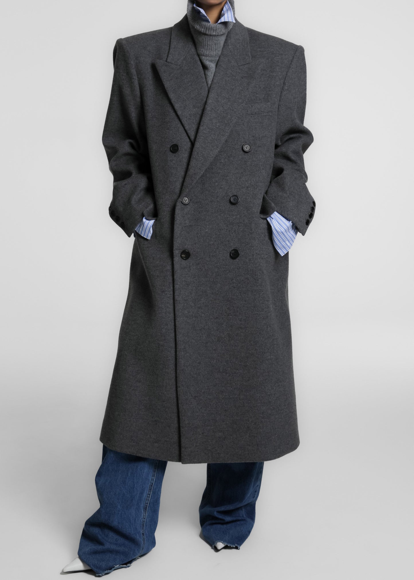 Birnam Wool Coat - Grey