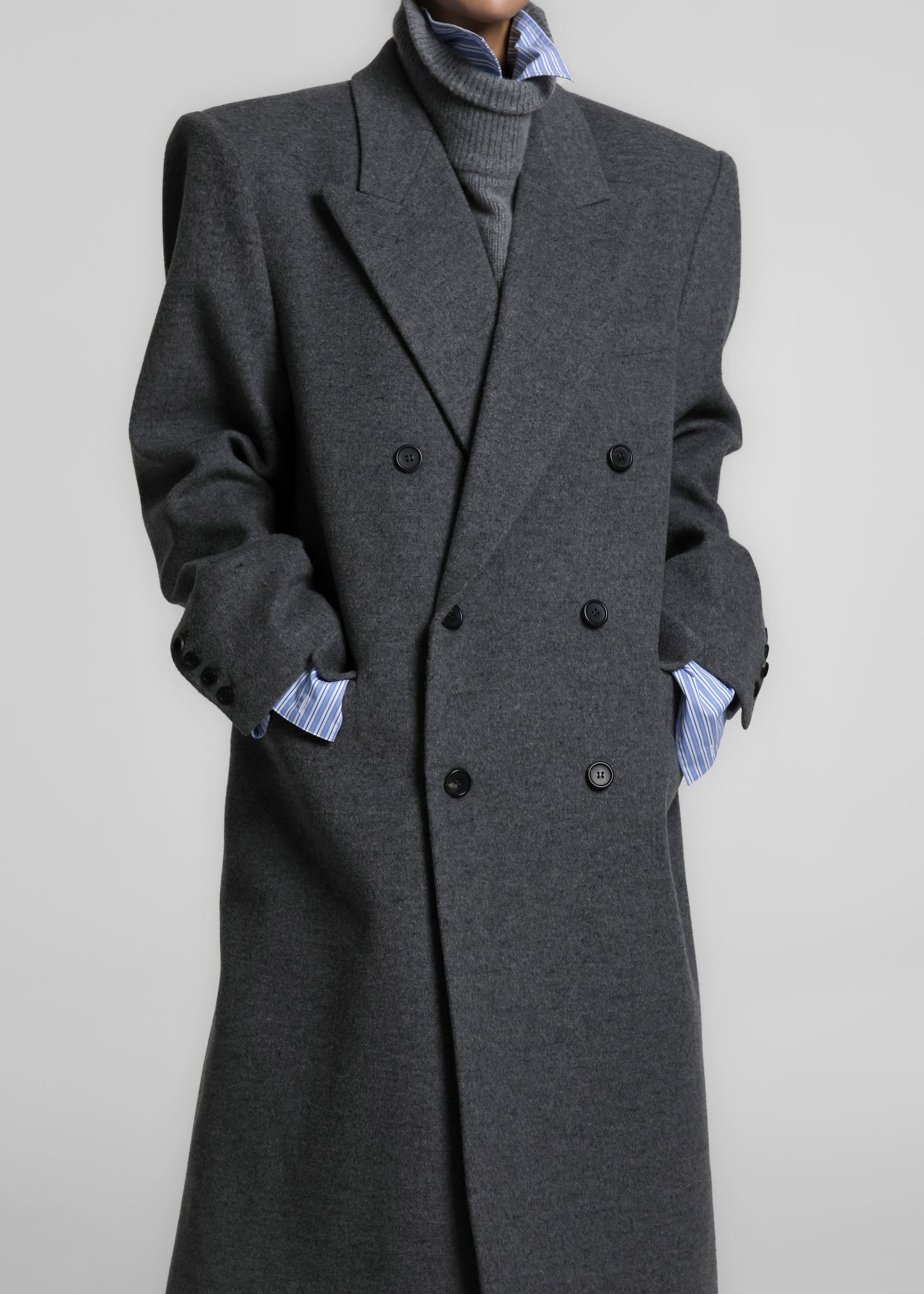 Birnam Wool Coat - Grey