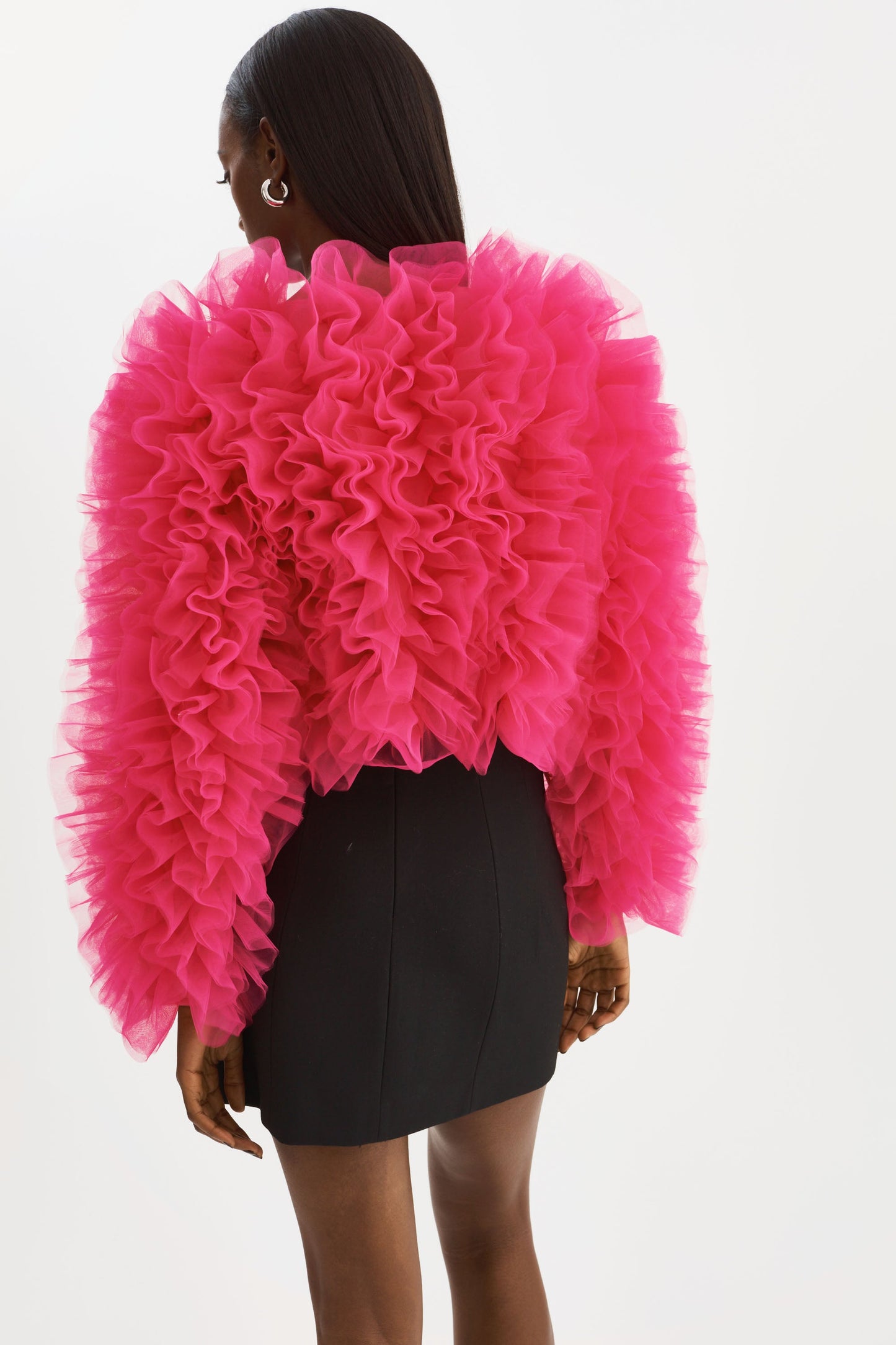 BRITNY | Ruffle Tulle Jacket