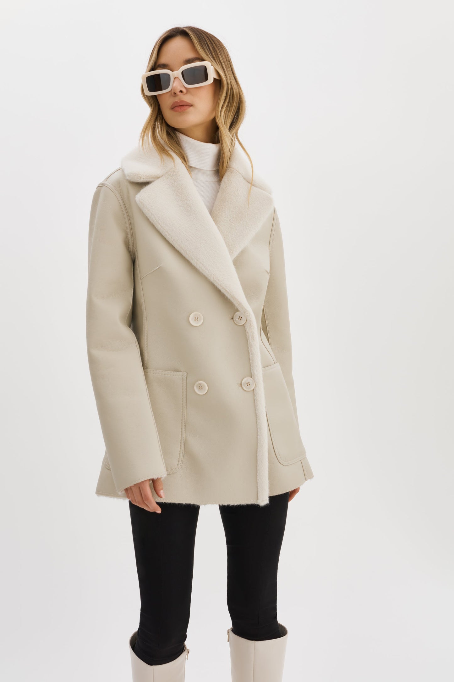 CAMILLE | Faux Shearling Reversible Coat