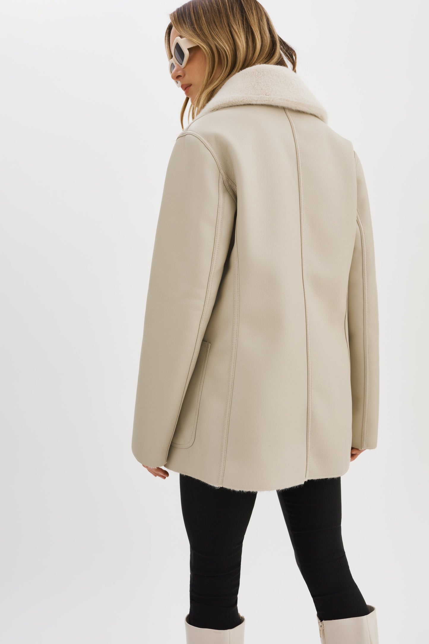 CAMILLE | Faux Shearling Reversible Coat