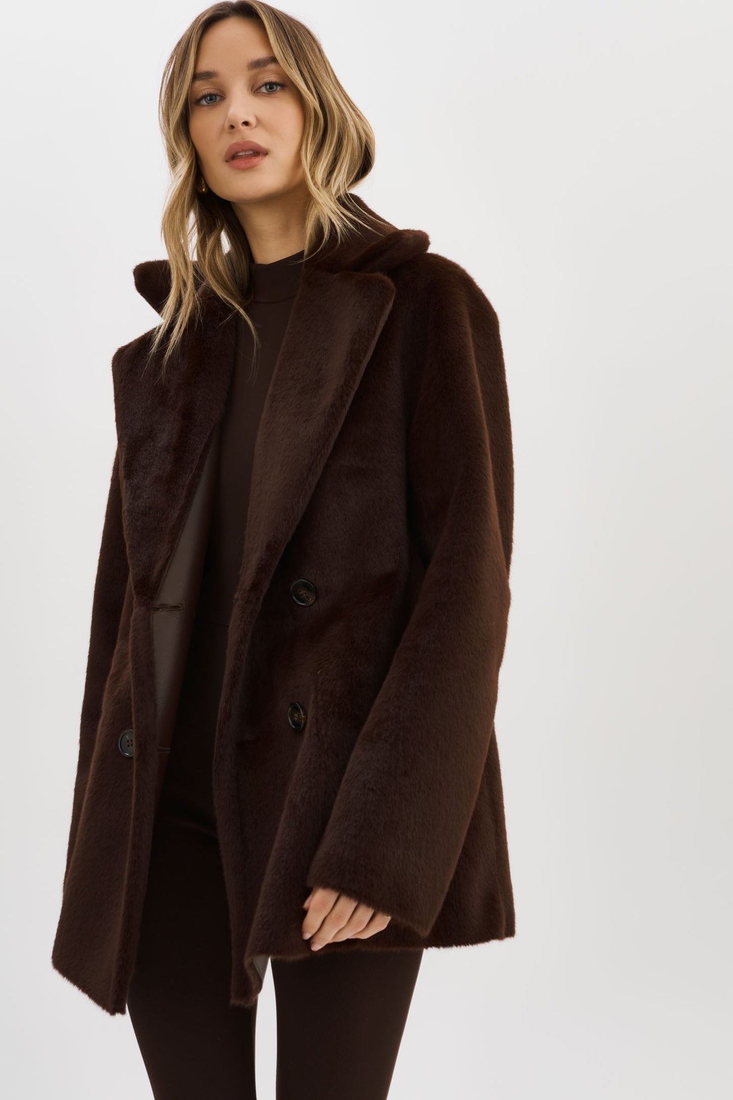 CAMILLE | Faux Shearling Reversible Coat