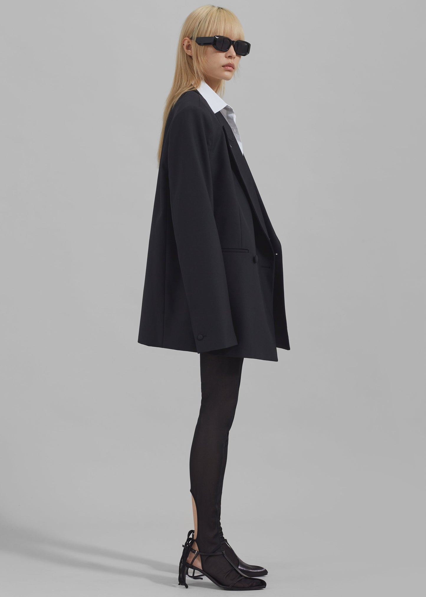 Cheyenne Padded Blazer - Black