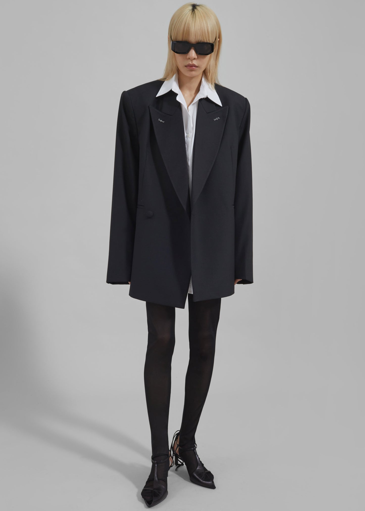 Cheyenne Padded Blazer - Black