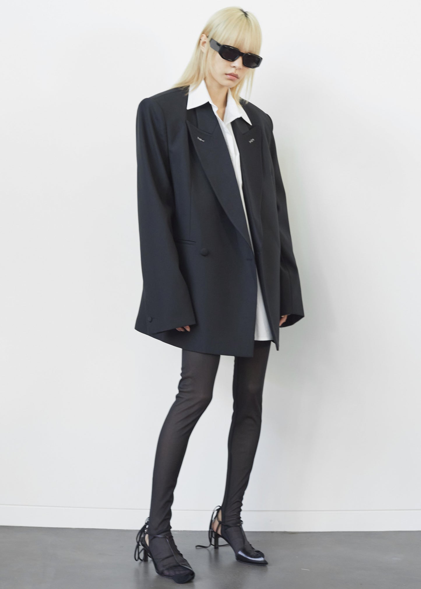 Cheyenne Padded Blazer - Black