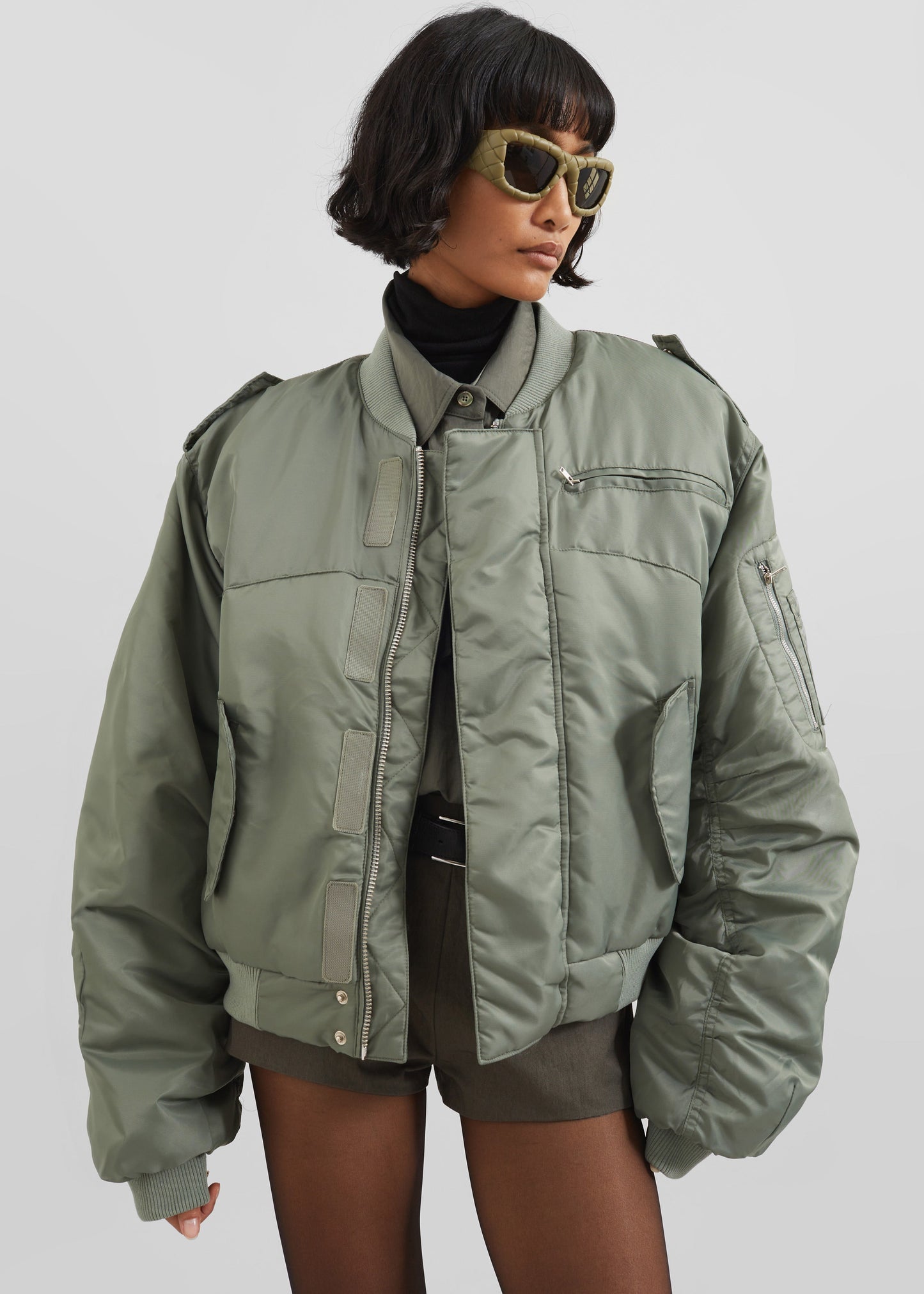 Dalva Bomber Jacket - Sage