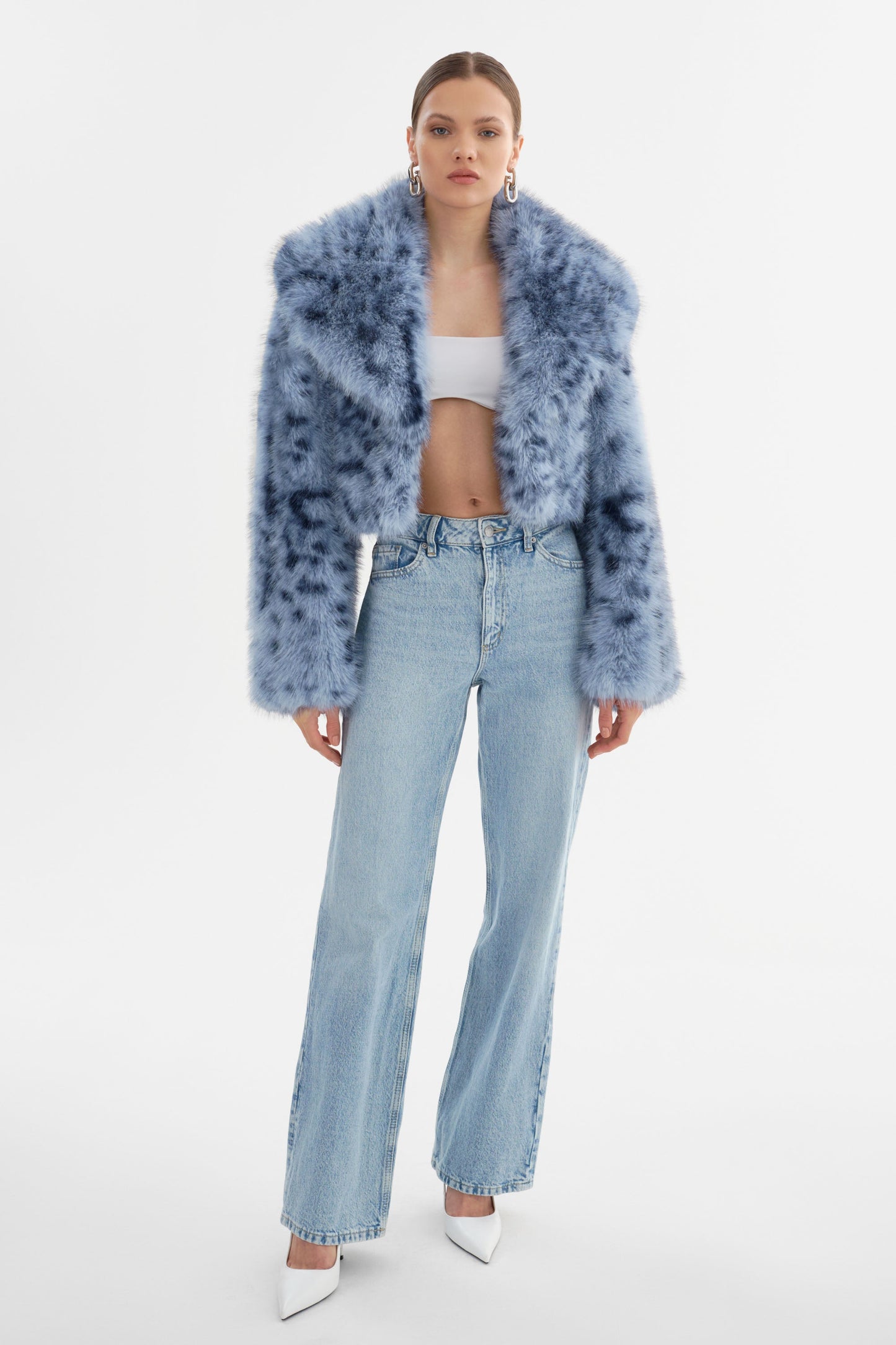 DANIKA LEO | Faux Fur Crop Jacket