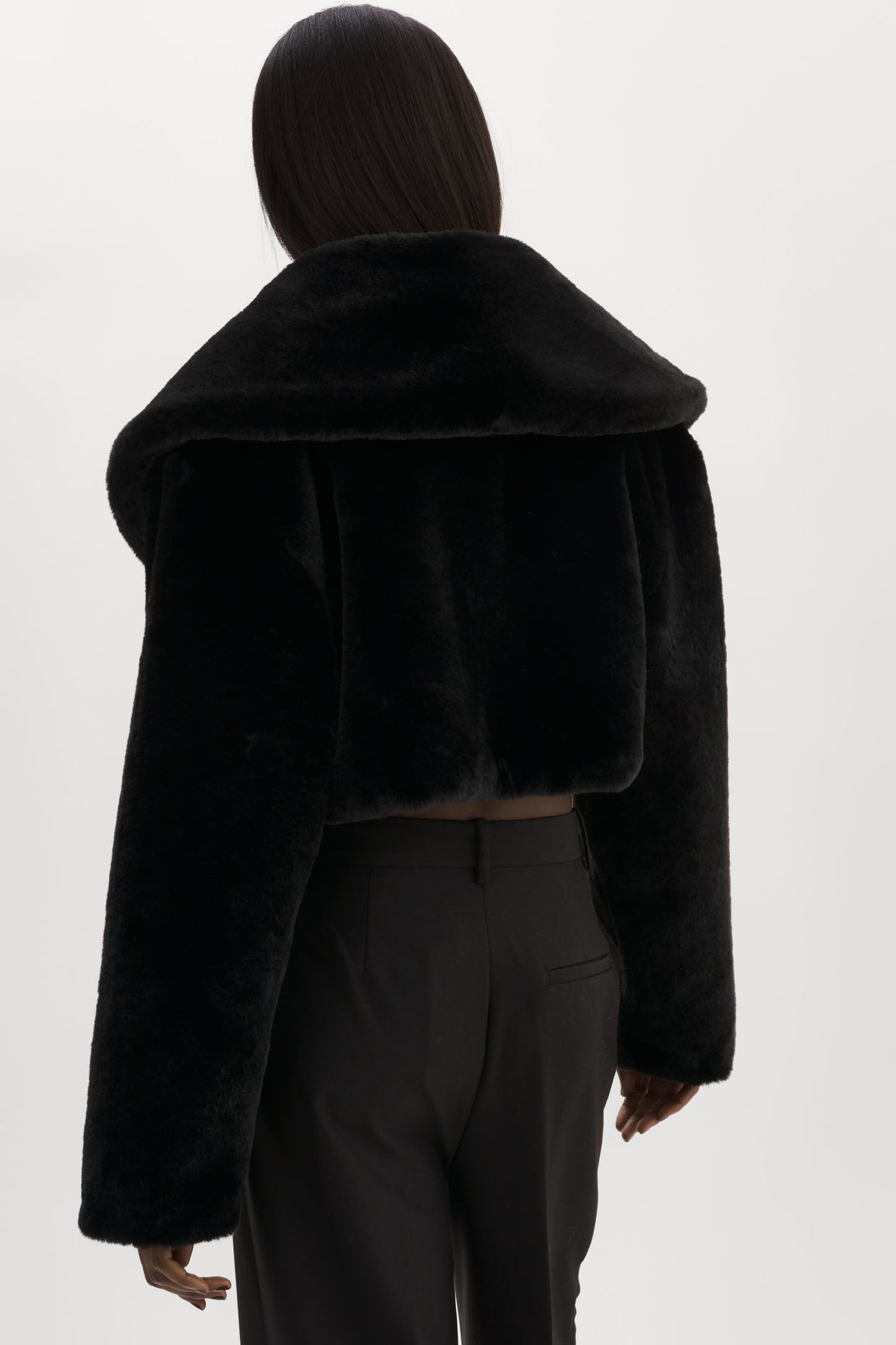 DANIKA | Faux Fur Crop Jacket