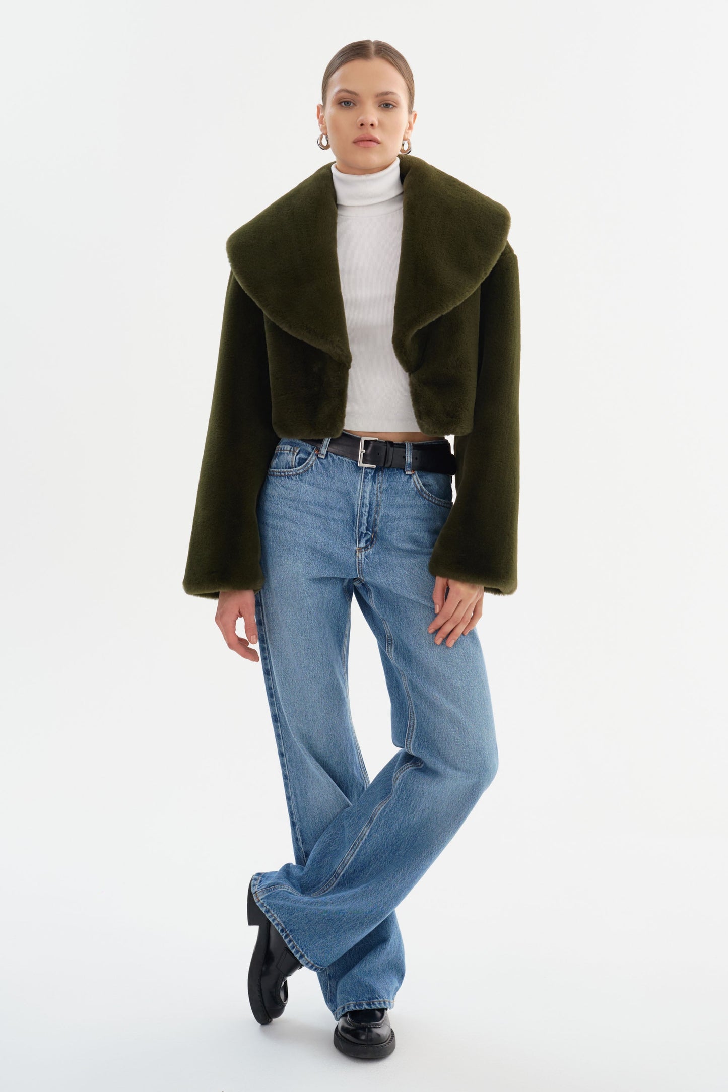 DANIKA | Faux Fur Crop Jacket