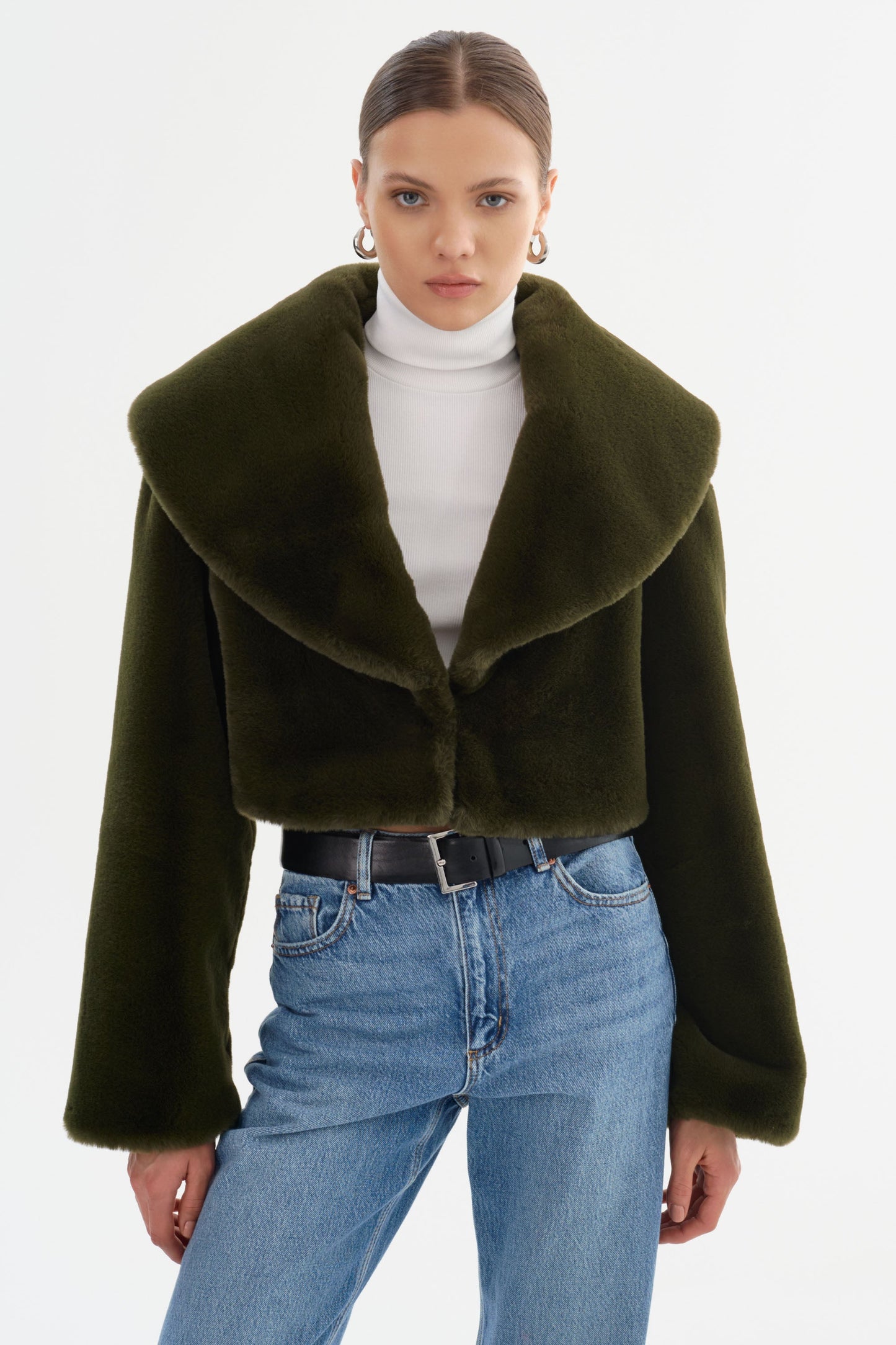 DANIKA | Faux Fur Crop Jacket