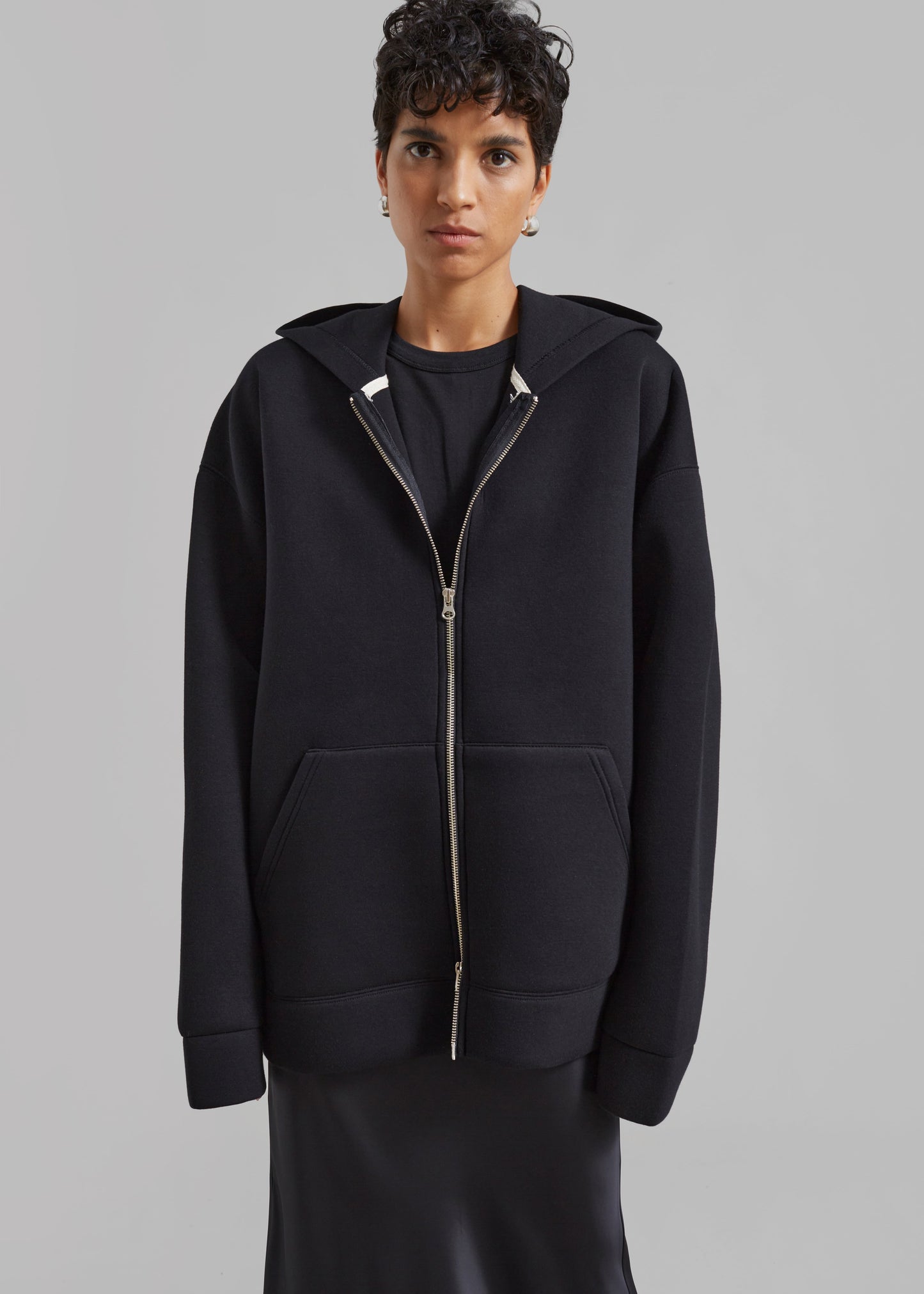 Denton Oversized Hoodie - Black