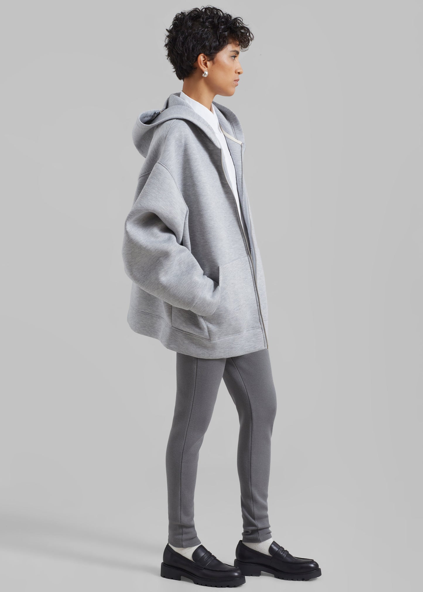 Denton Oversized Hoodie - Grey