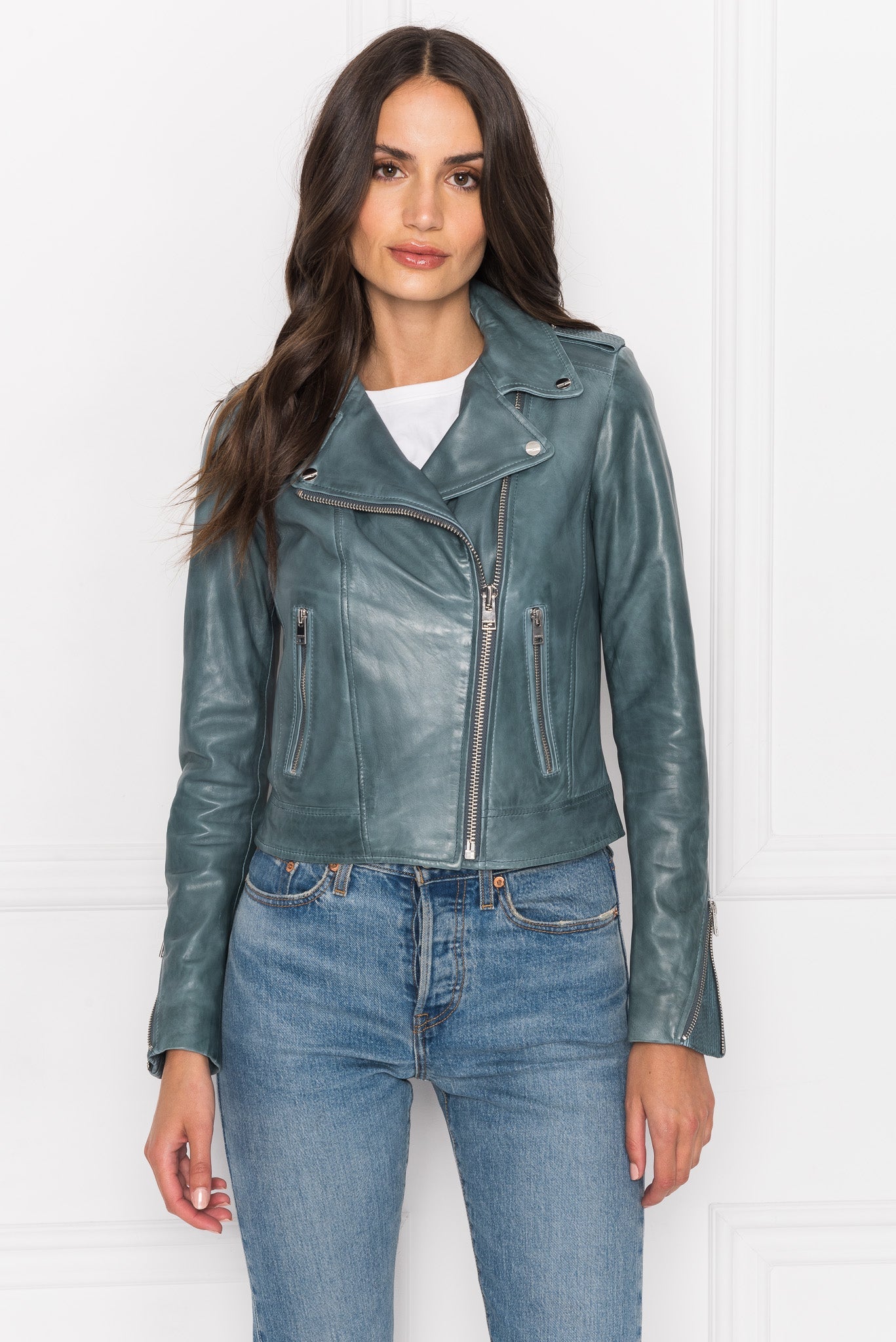 DONNA | Iconic Leather Biker Jacket