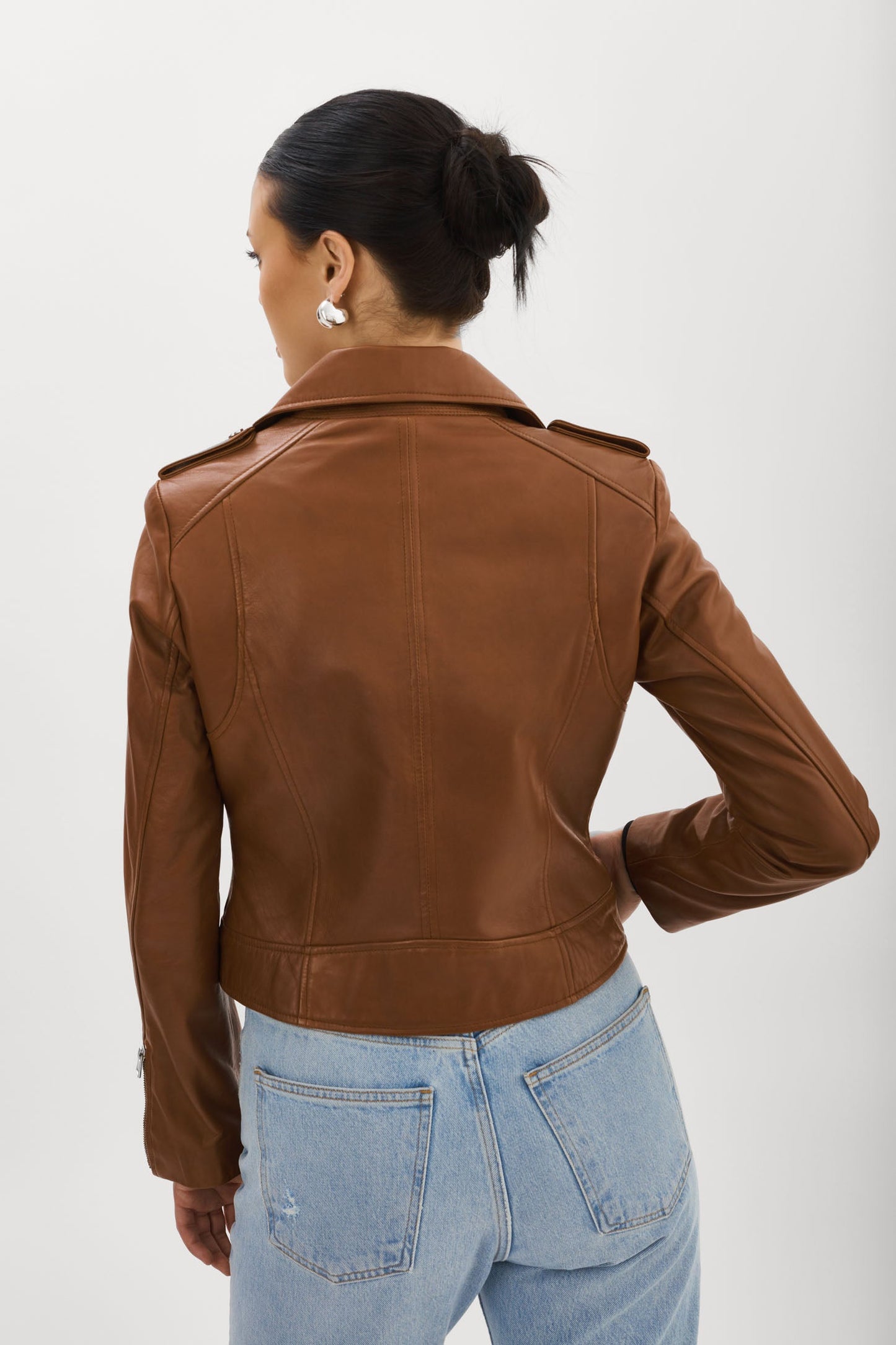 DONNA | Iconic Leather Biker Jacket