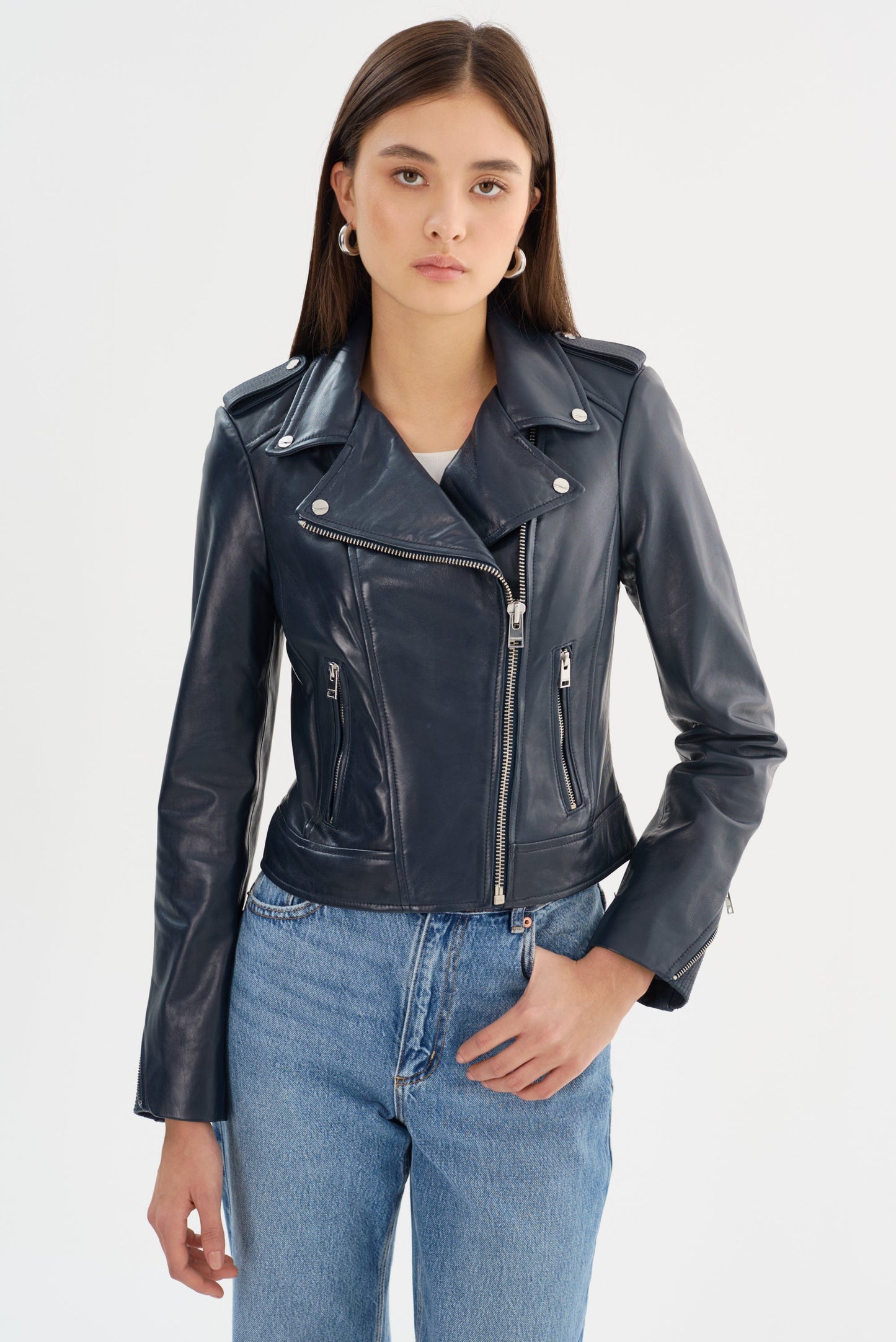 DONNA | Iconic Leather Biker Jacket