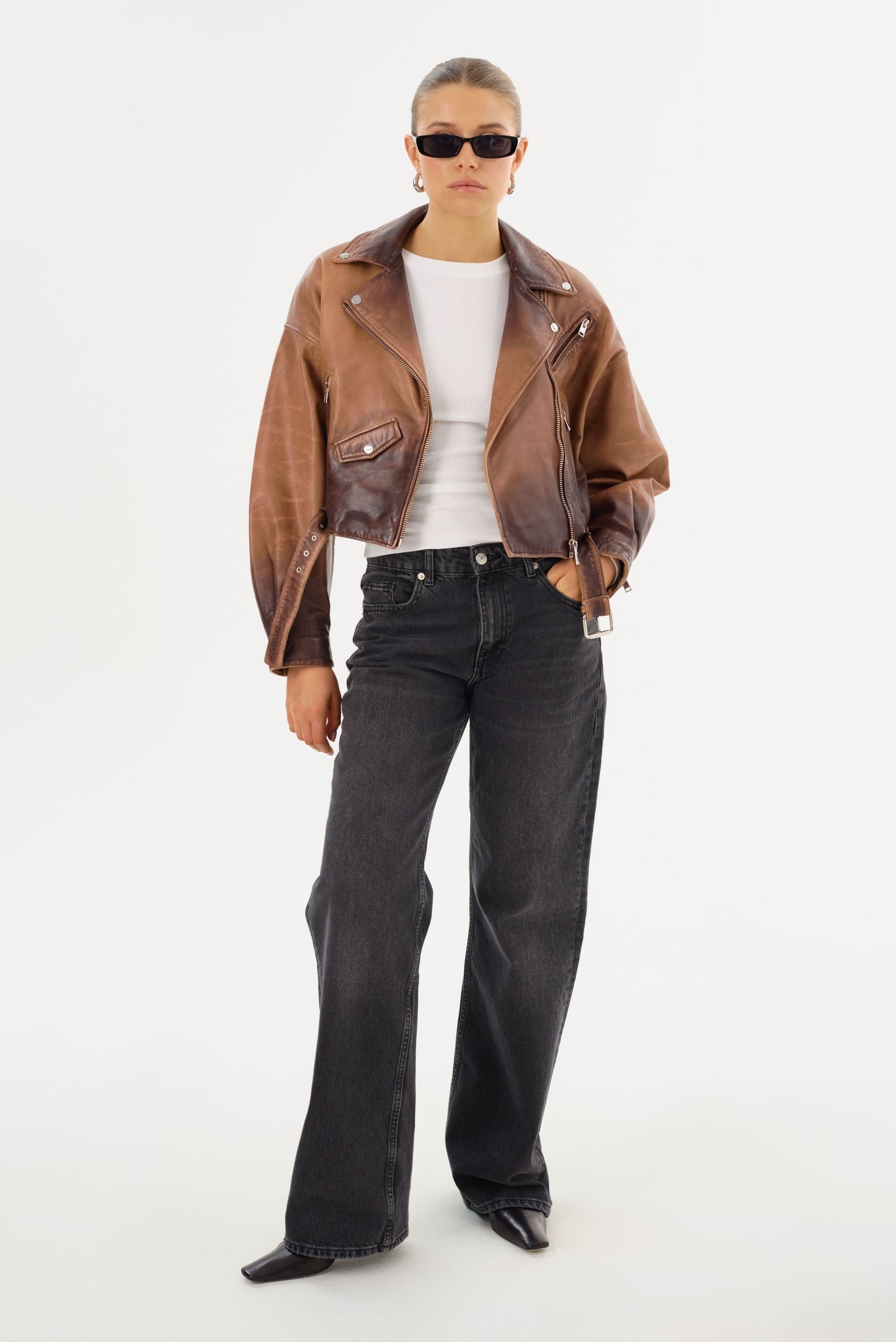 DYLAN | 80's Leather Biker Jacket