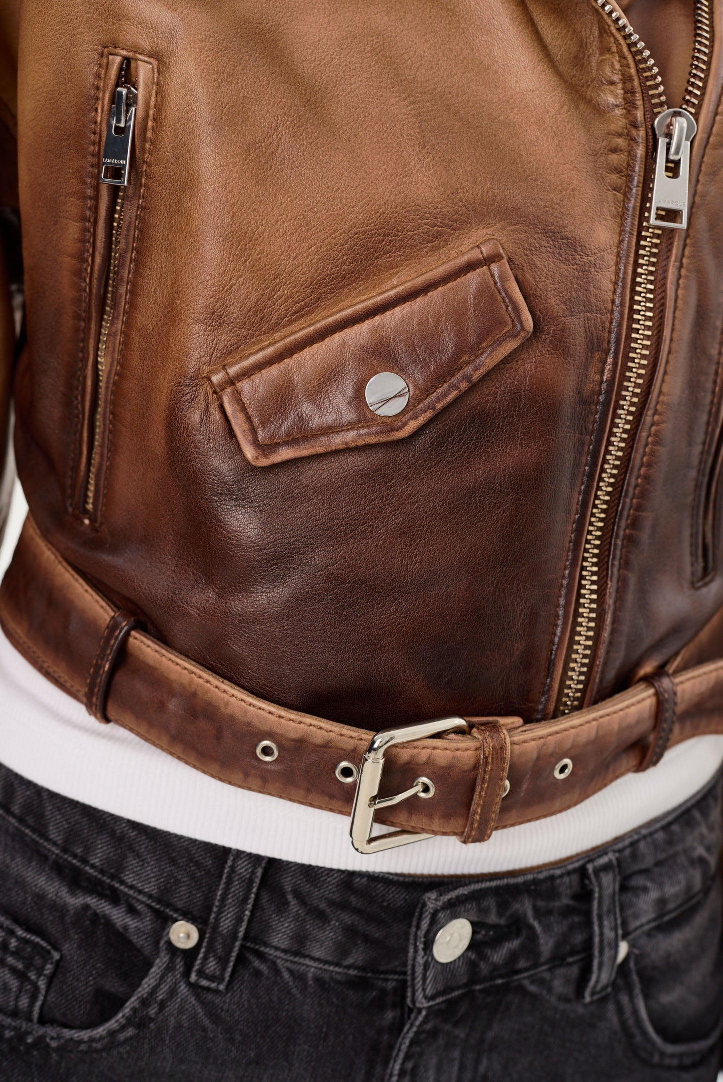 DYLAN | 80's Leather Biker Jacket