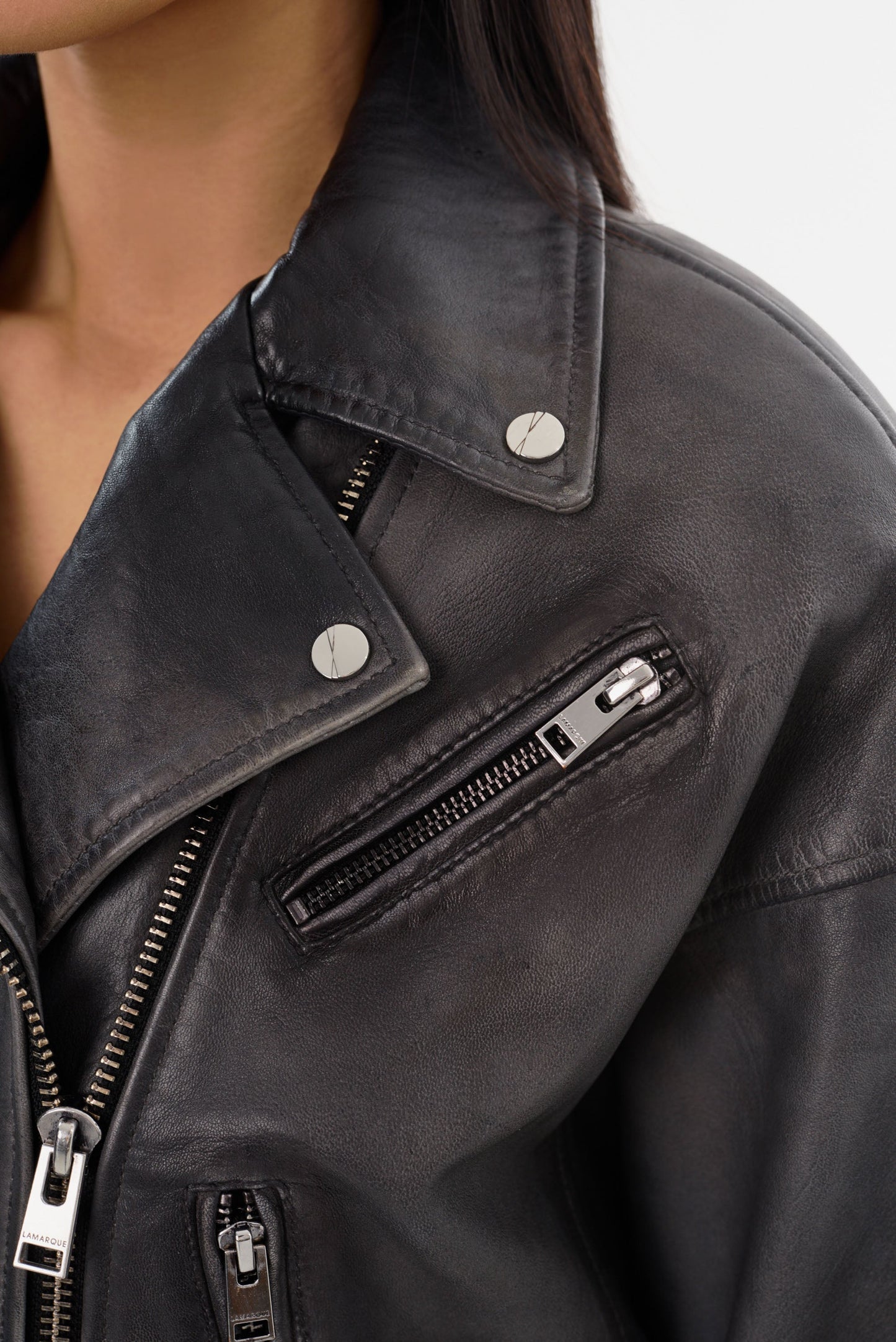 DYLAN | 80's Leather Biker Jacket